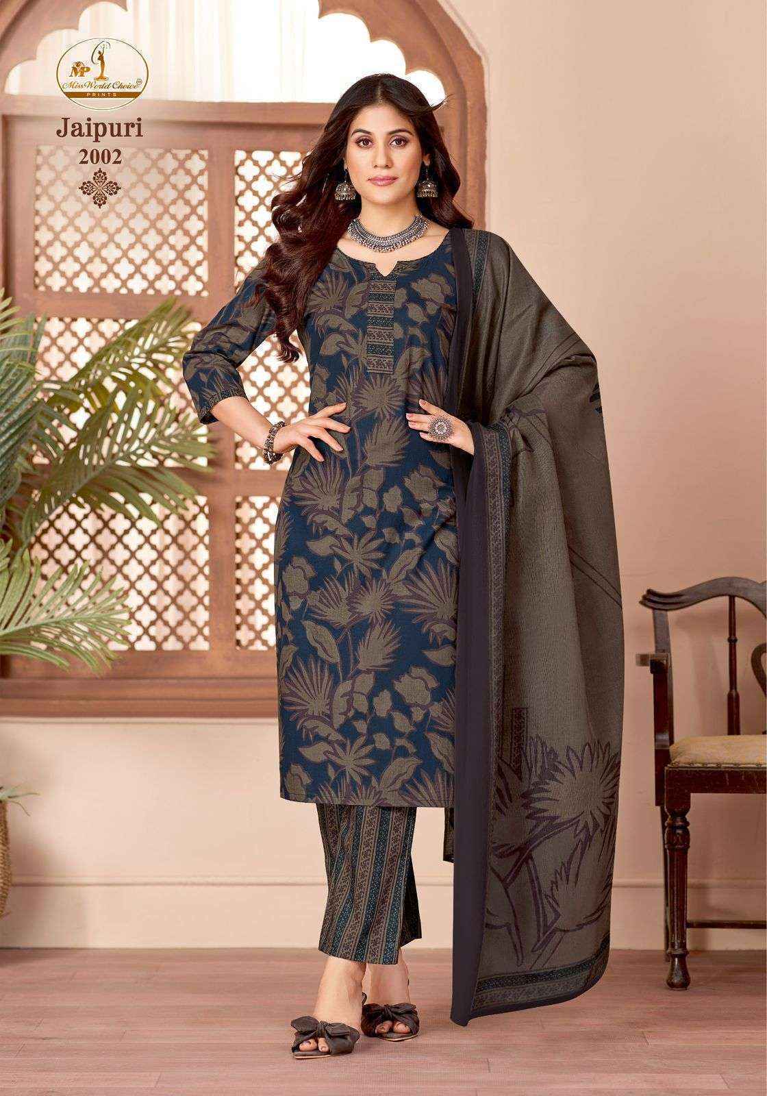 Miss World Choice Jaipuri Vol 2 Readymade Cotton Dress 10 pcs Catalogue