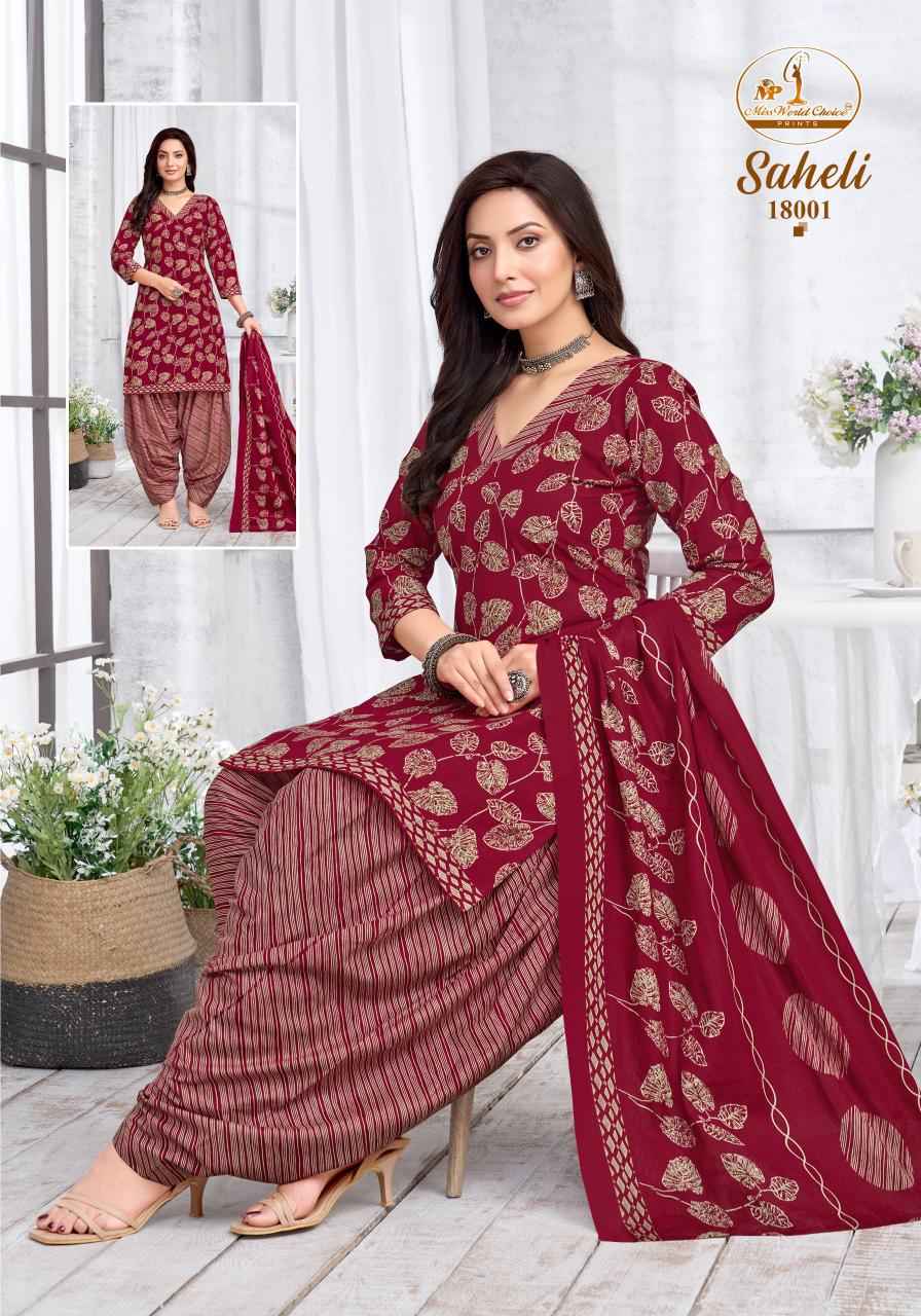 Miss World Choice Saheli Vol 18 Readymade Cotton Dress 10 pcs Catalogue