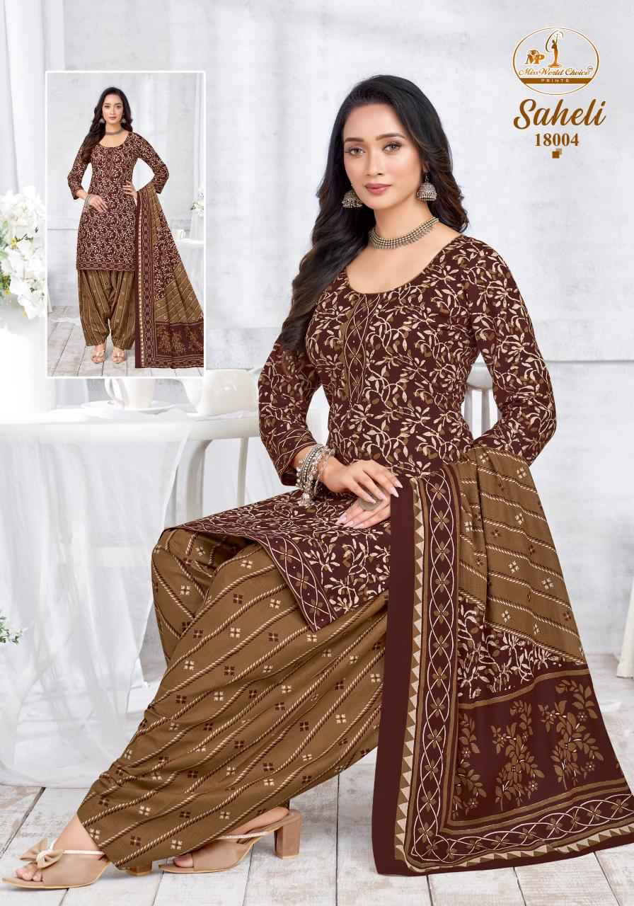 Miss World Choice Saheli Vol 18 Readymade Cotton Dress 10 pcs Catalogue