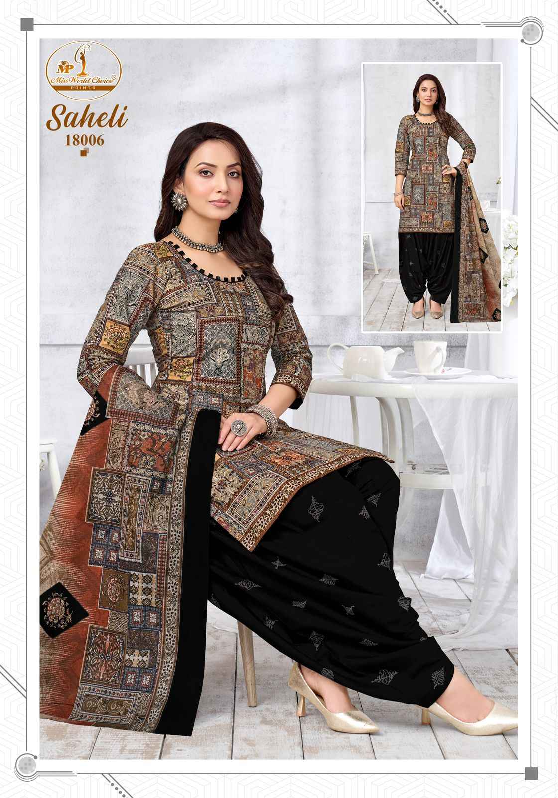 Miss World Choice Saheli Vol 18 Readymade Cotton Dress 10 pcs Catalogue