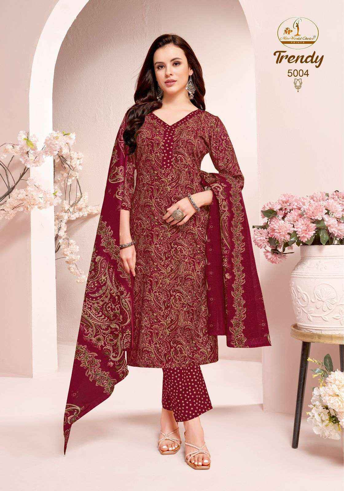 Miss World Choice Trendy Vol 5 Readymade Cotton Dress 10 pcs Catalogue