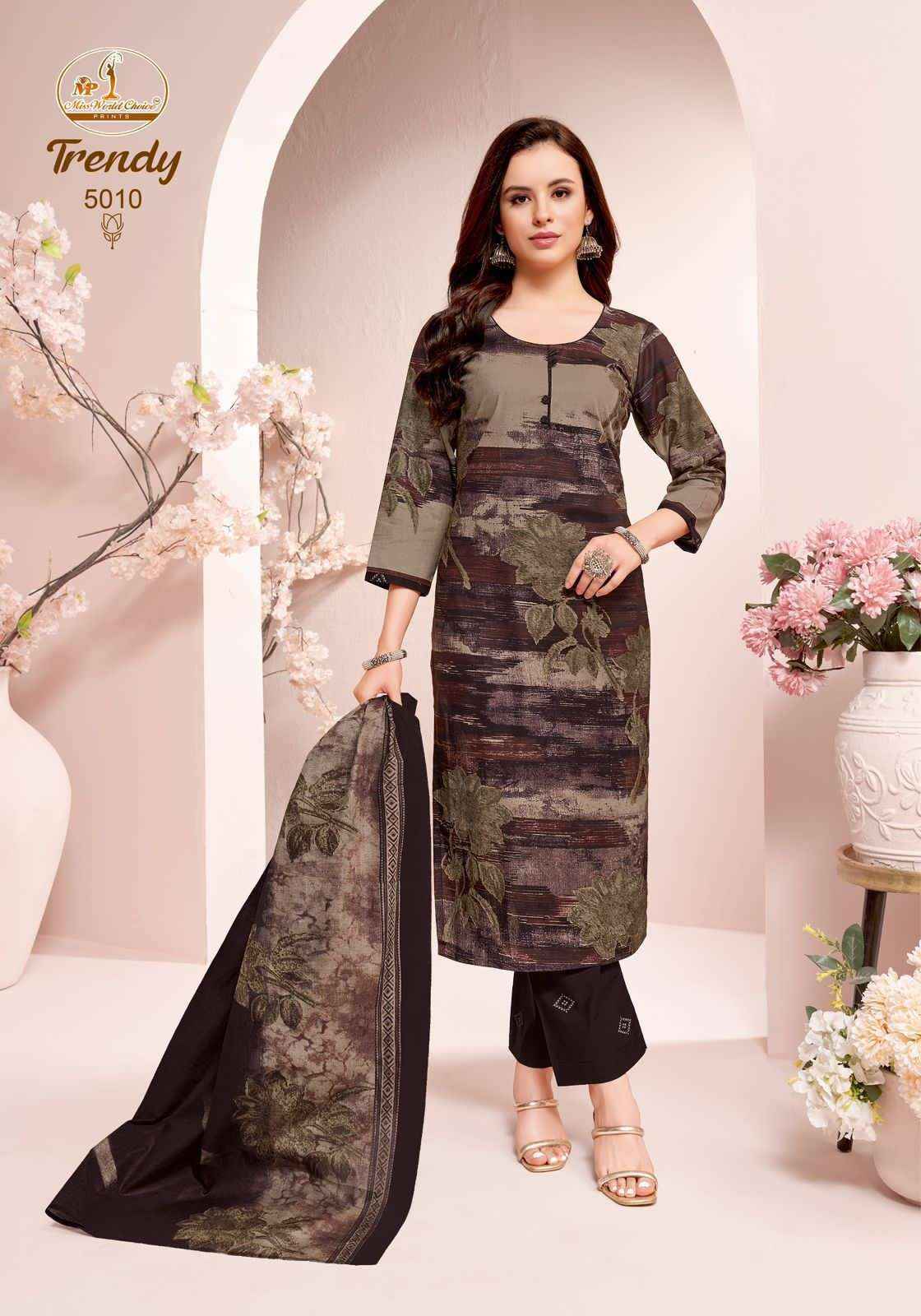 Miss World Choice Trendy Vol 5 Readymade Cotton Dress 10 pcs Catalogue