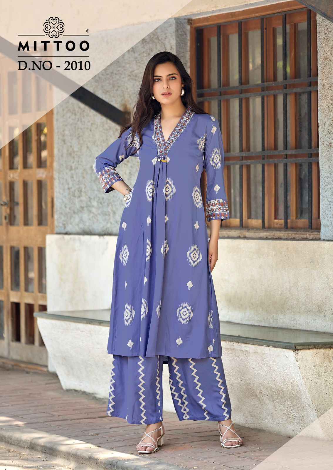 Mittoo Vitara Vol 2 Rayon Top With Bottom 5 pcs Catalogue