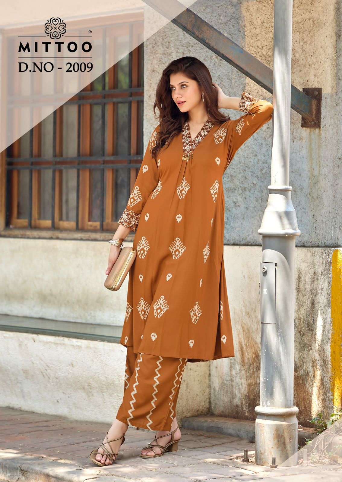 Mittoo Vitara Vol 2 Rayon Top With Bottom 5 pcs Catalogue