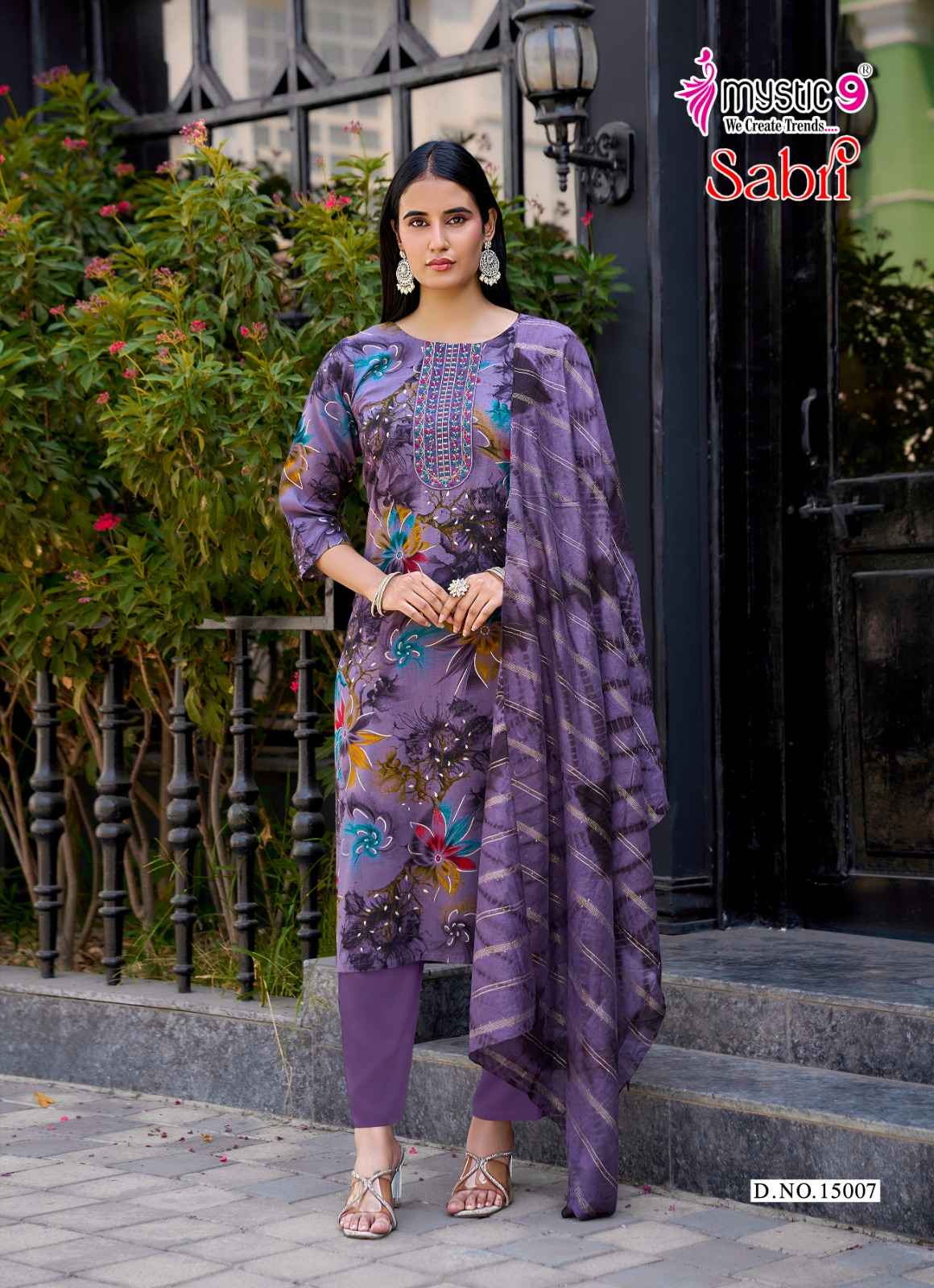 Mystic 9 Sabri Vol 15 Rayon Kurti Combo 8 pcs Catalogue