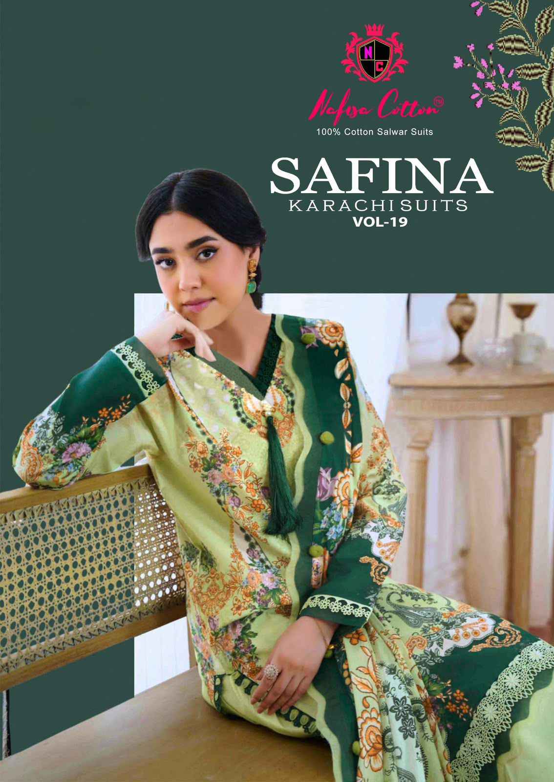 Nafisa Cotton Safina Vol 19 Cotton Dress Material 6 pcs Catalogue