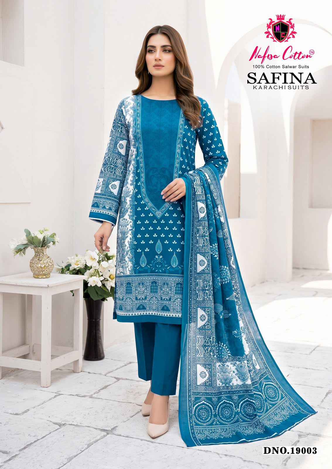 Nafisa Cotton Safina Vol 19 Cotton Dress Material 6 pcs Catalogue