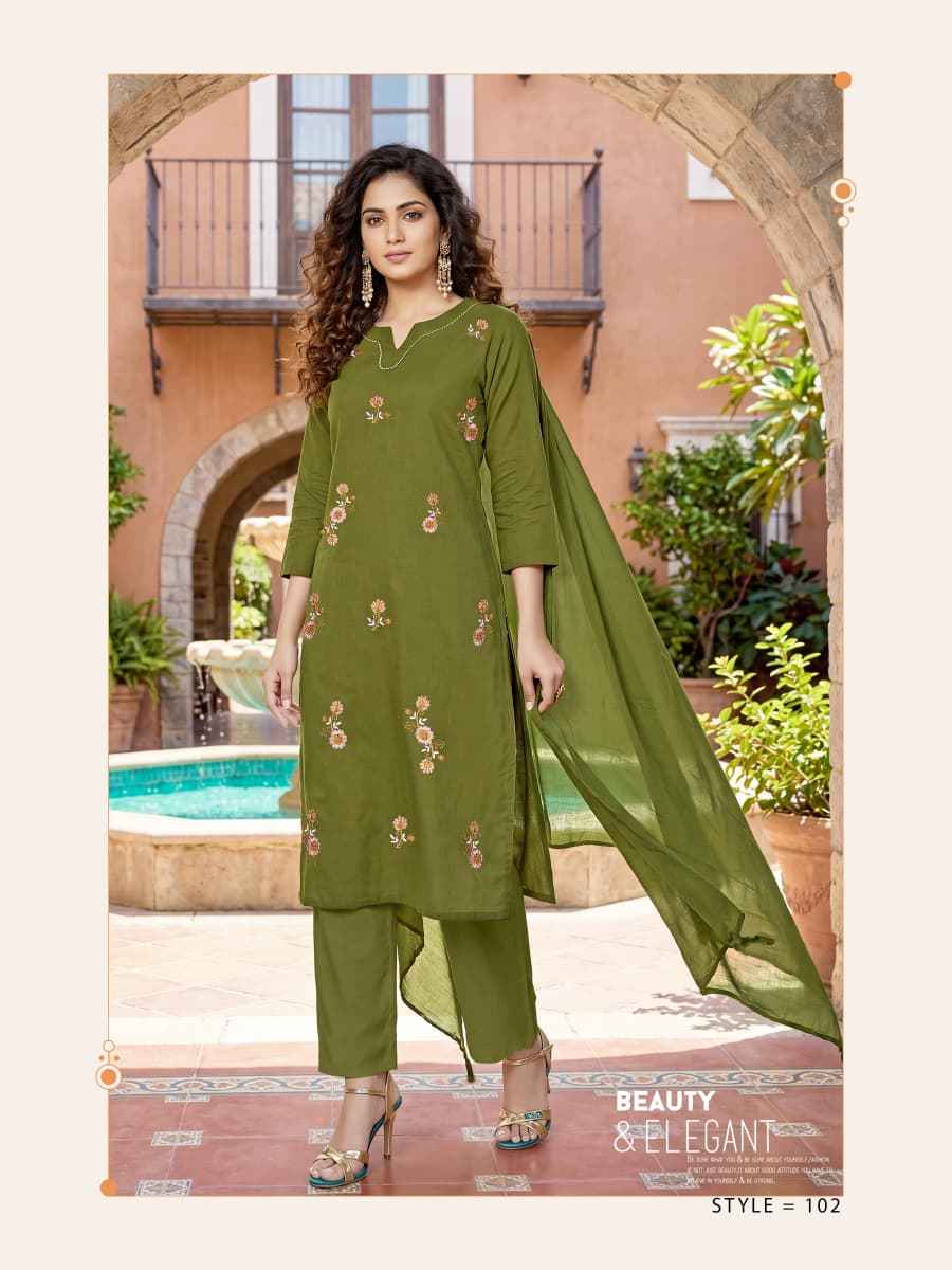 Ossm Millie Cotton Kurti Combo 5 pcs Catalogue