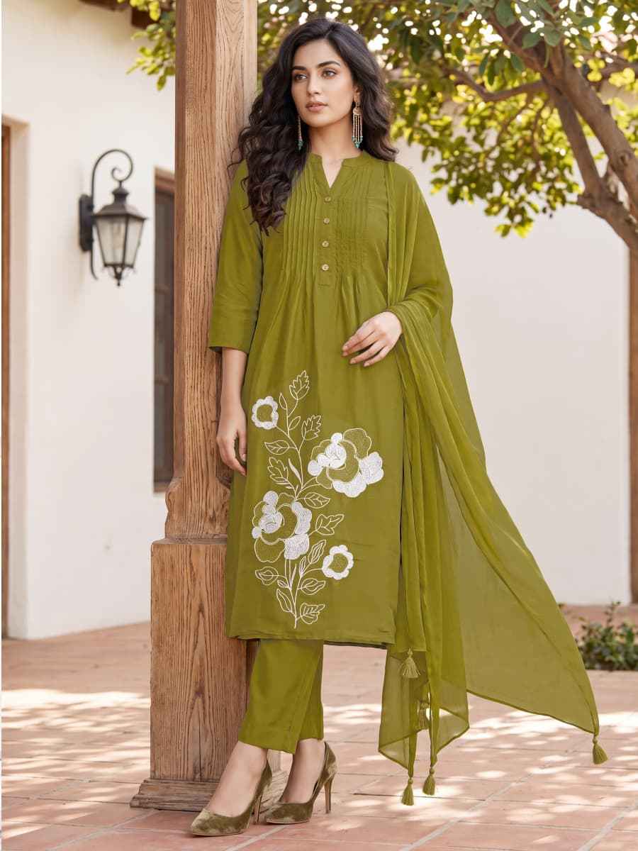 Ossm Sargam Mal Chanderi Kurti Combo 6 pcs Catalogue
