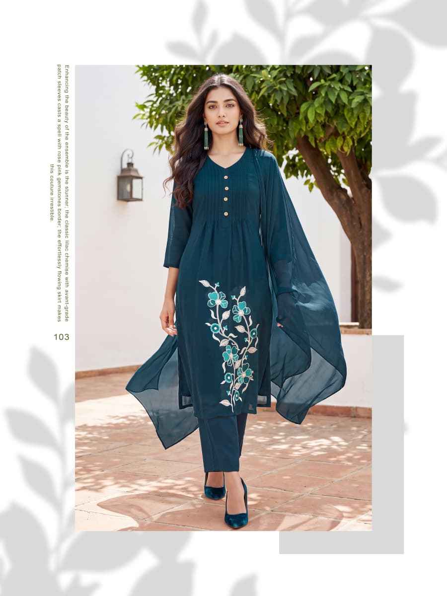 Ossm Sargam Mal Chanderi Kurti Combo 6 pcs Catalogue