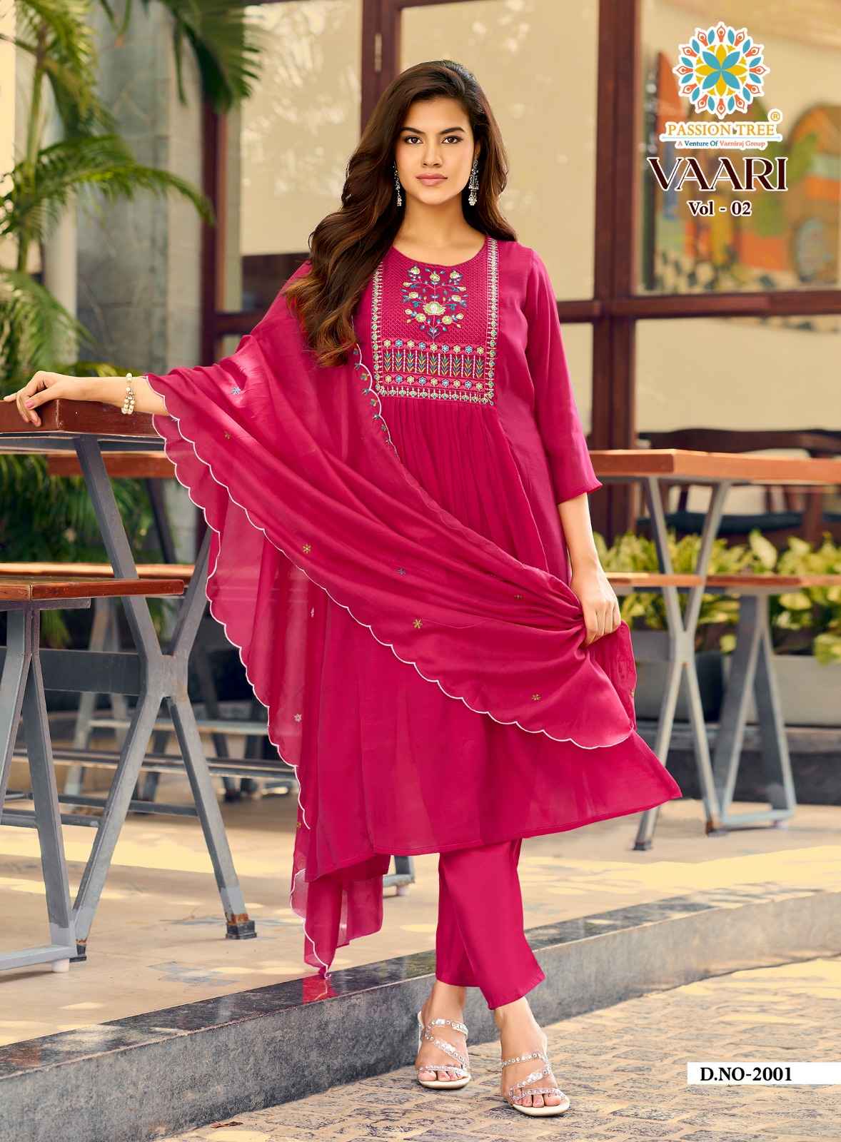 Passion Tree Vaari Vol 2 Mal Kurti Combo 6 pcs Catalogue