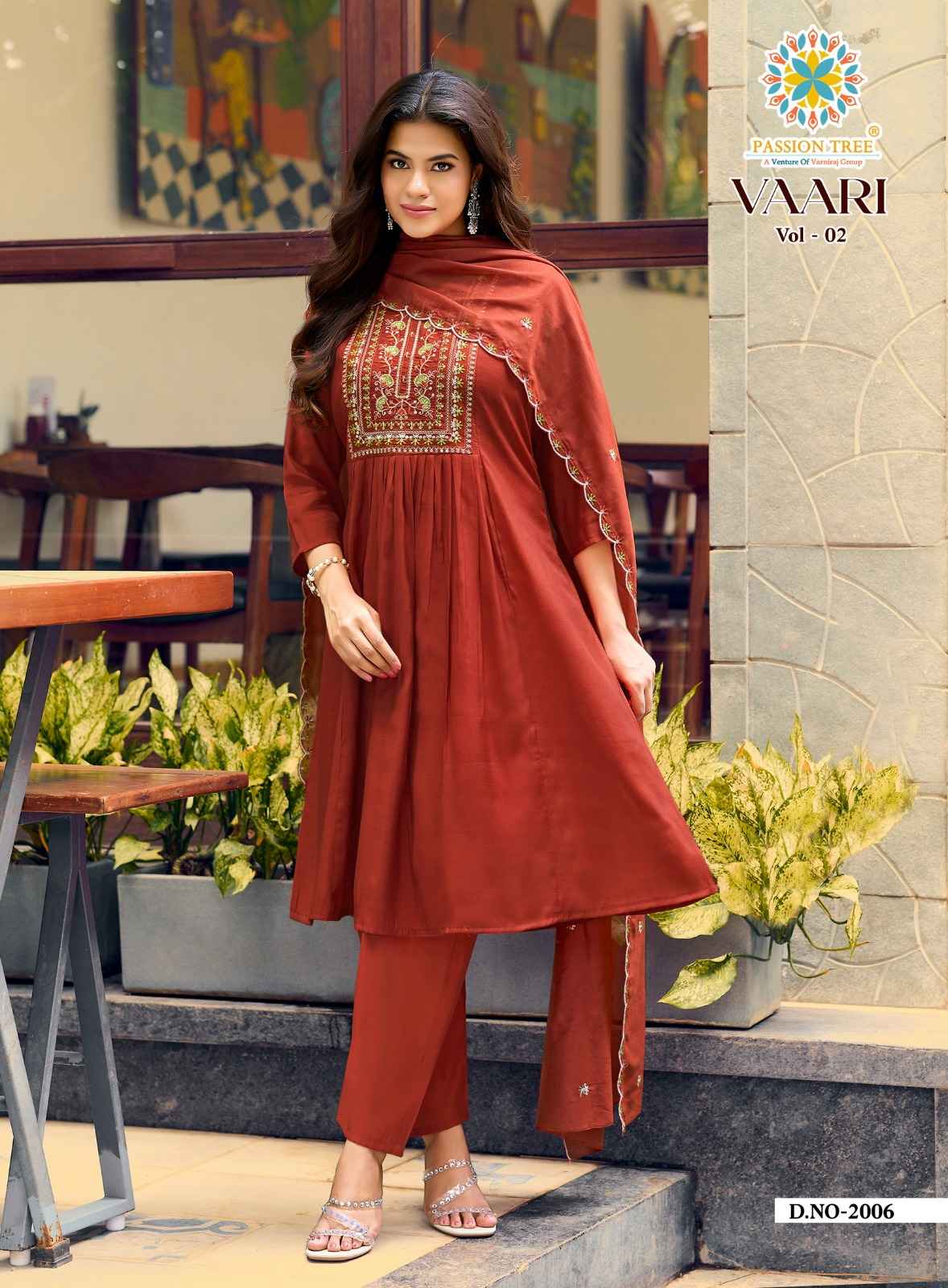Passion Tree Vaari Vol 2 Mal Kurti Combo 6 pcs Catalogue