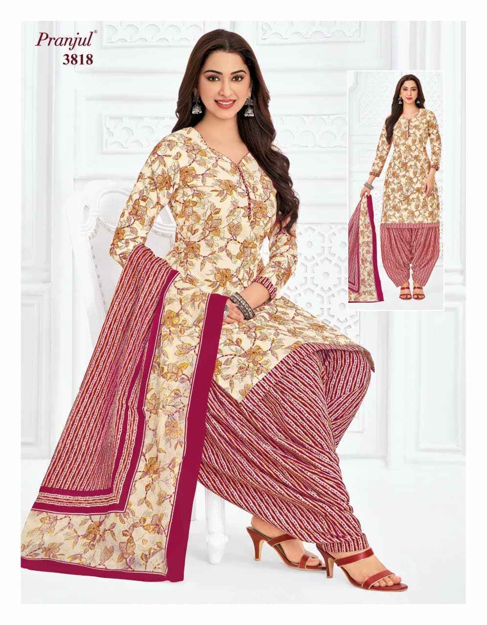 Pranjul Priyanshi Vol 38 Readymade Cotton Dress 30 pcs Catalogue