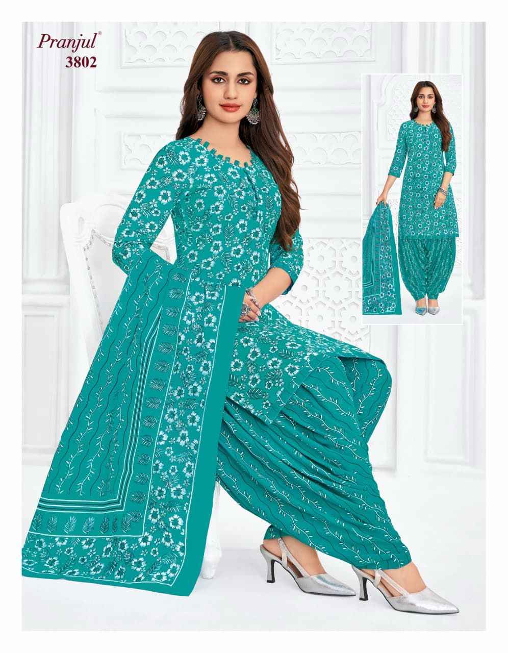 Pranjul Priyanshi Vol 38 Readymade Cotton Dress 30 pcs Catalogue
