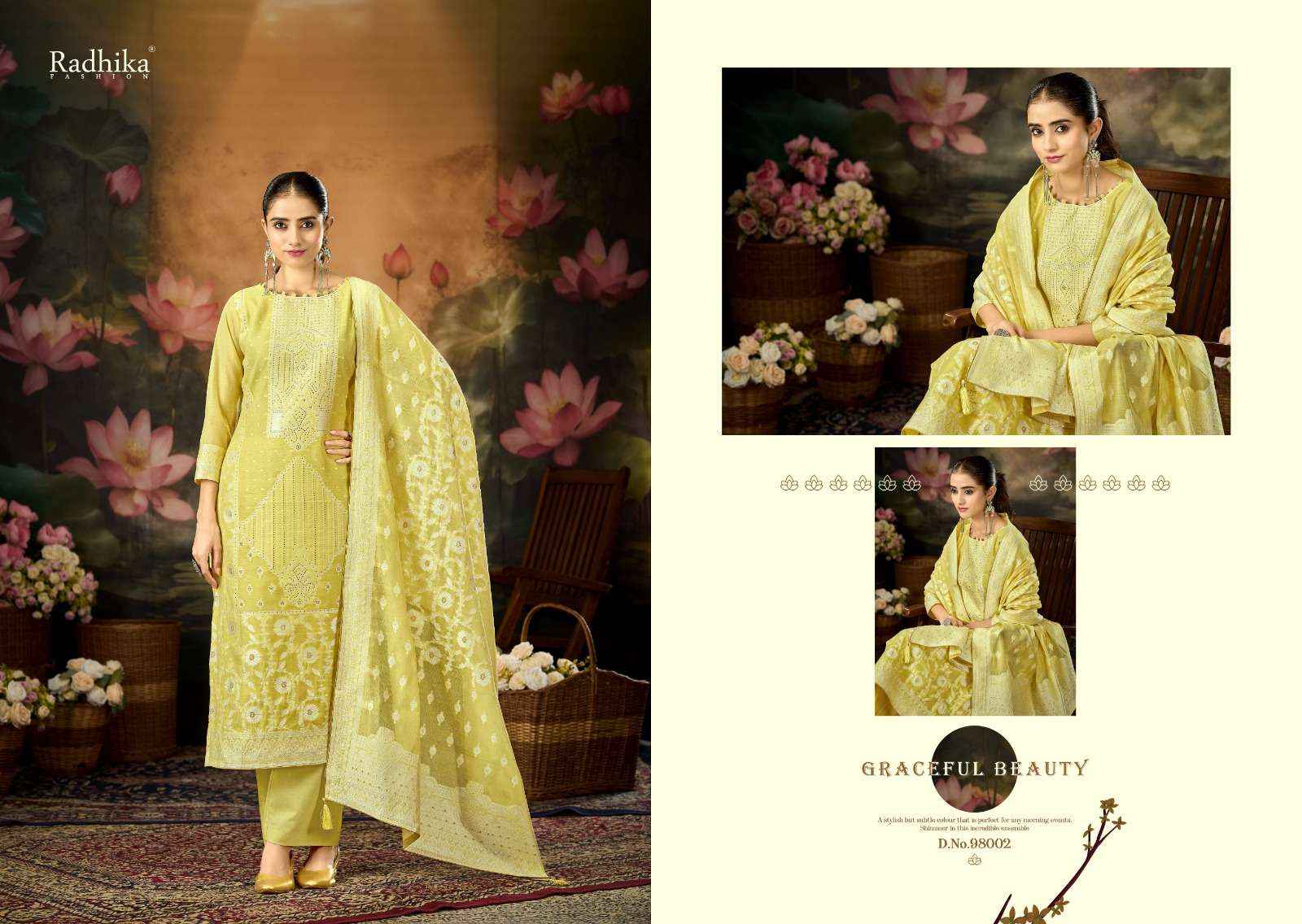 Radhika Fashion Azara Banarashi Adah Vol 12 Cotton Dress Material 6 pcs Catalogue