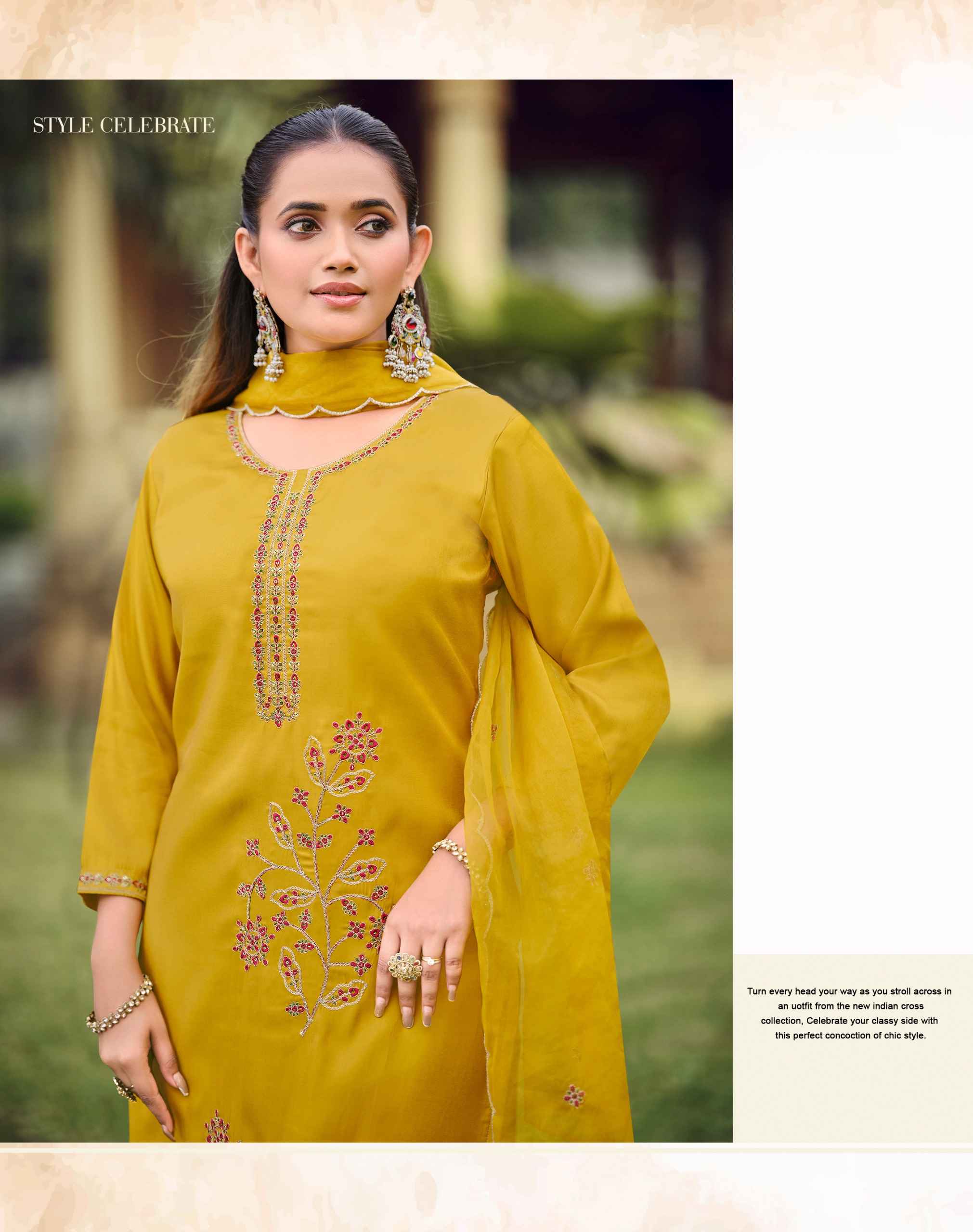 Radhika Lifestyle Ruby Vol 1 Glass Roman Kurti Combo 6 pcs Catalogue