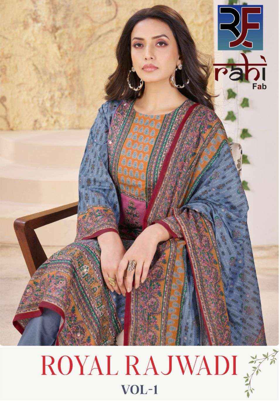 Rahi Fab Royal Rajwadi Vol 1 Readymade Lawn Cotton Dress 8 pcs Catalogue