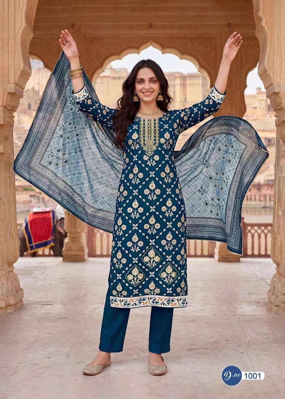 Rahi Fab Ruby Rose Vol 1 Cotton Dress Material 8 pcs Catalogue