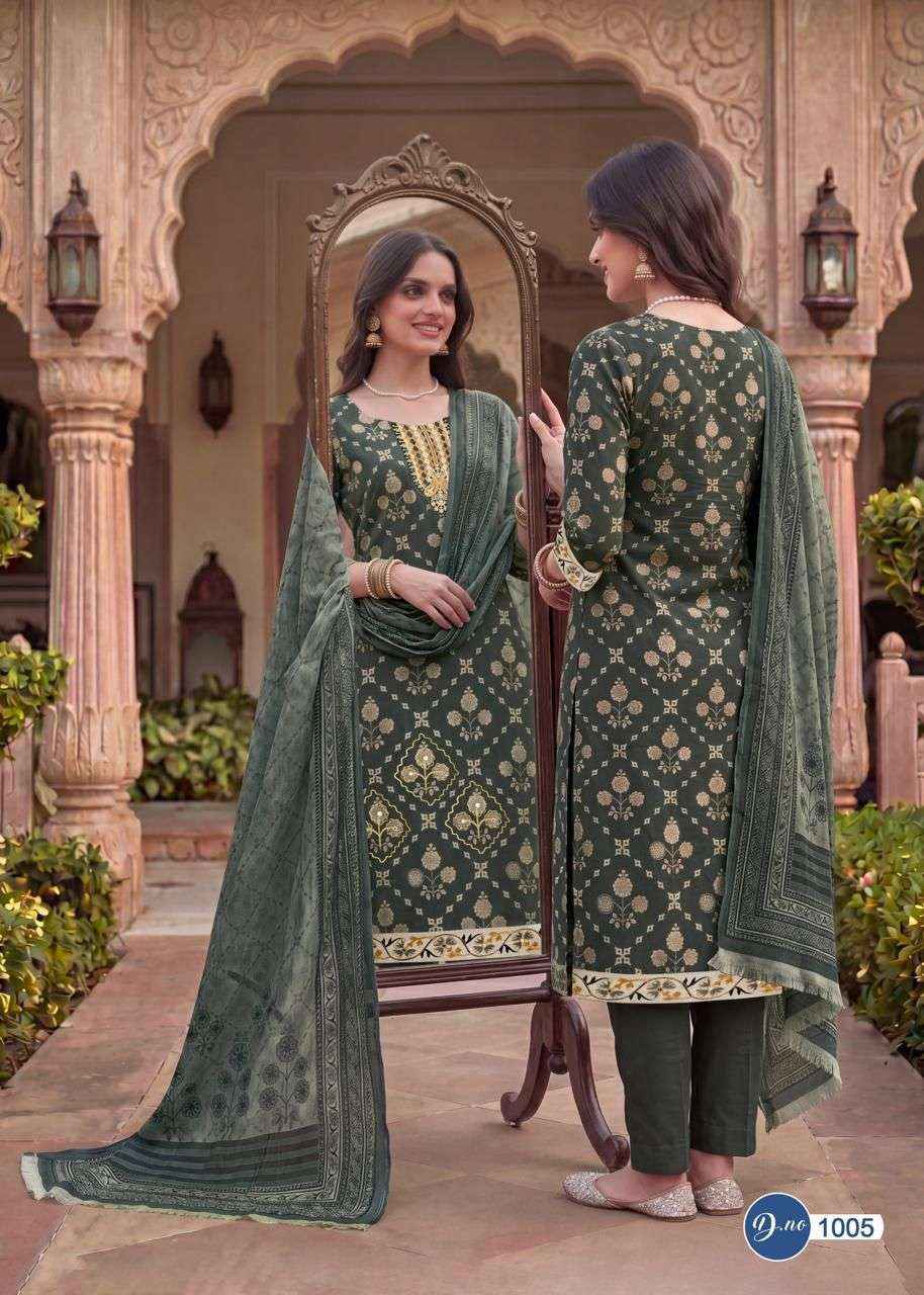 Rahi Fab Ruby Rose Vol 1 Cotton Dress Material 8 pcs Catalogue