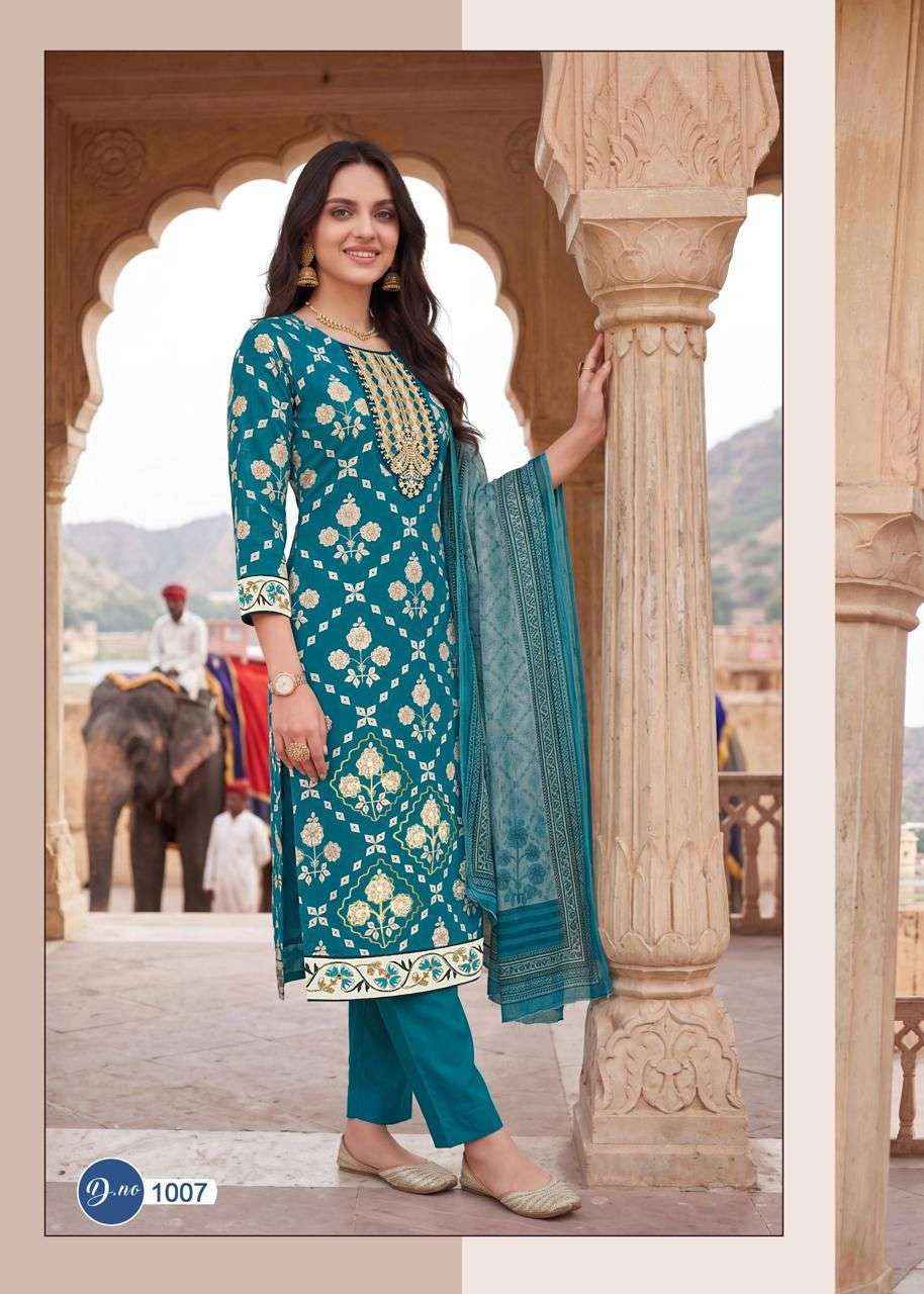 Rahi Fab Ruby Rose Vol 1 Cotton Dress Material 8 pcs Catalogue
