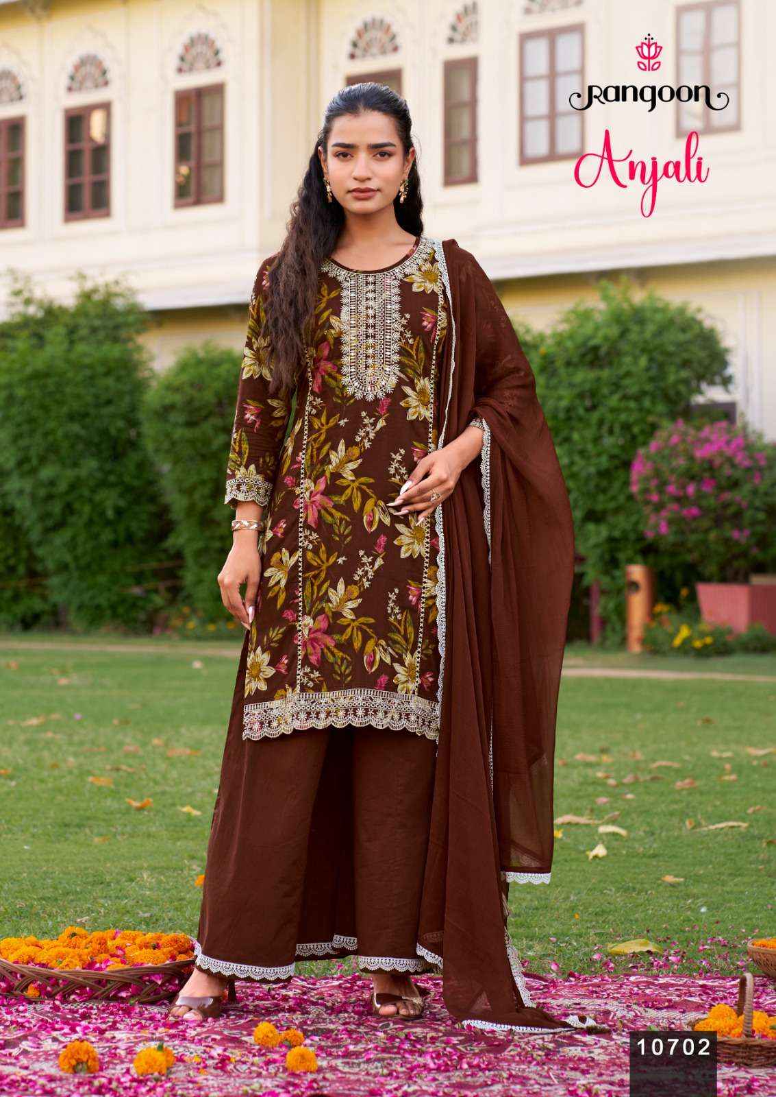 Rangoon Anjali Readymade Cotton Dress 4 pcs Catalogue