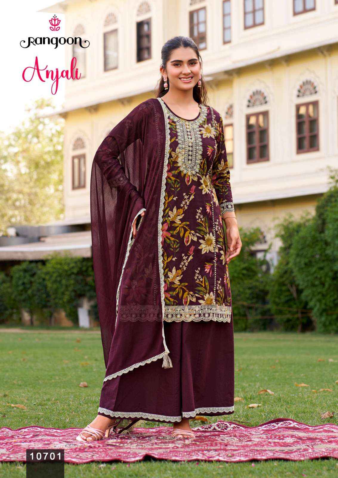 Rangoon Anjali Readymade Cotton Dress 4 pcs Catalogue