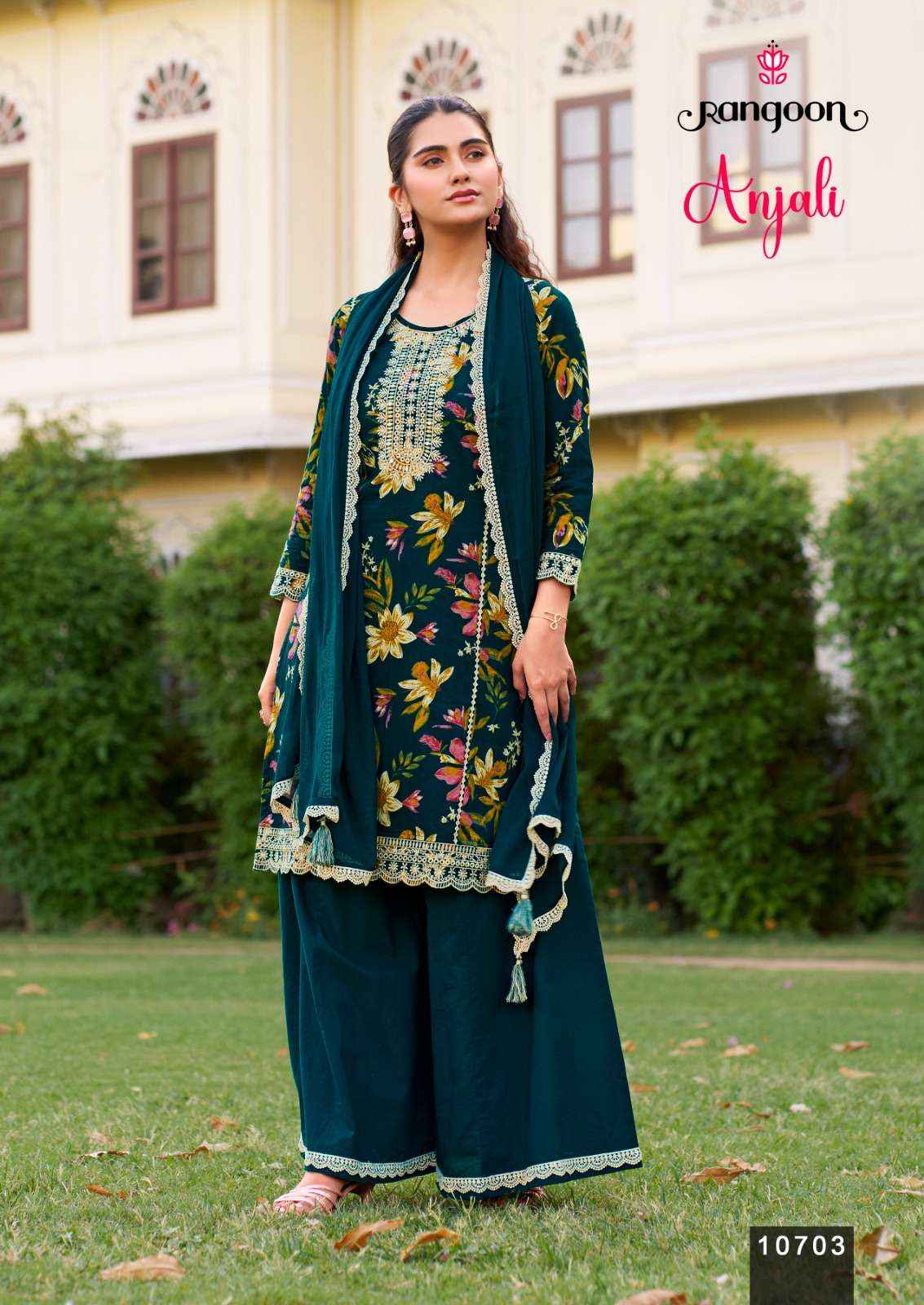 Rangoon Anjali Readymade Cotton Dress 4 pcs Catalogue