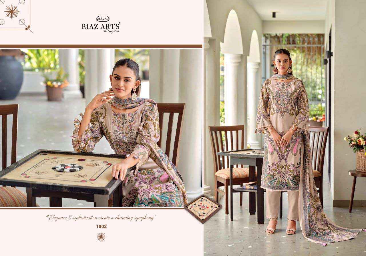 Riaz Arts Nayra Vol 42 Cotton Dress Material 8 pcs Catalogue
