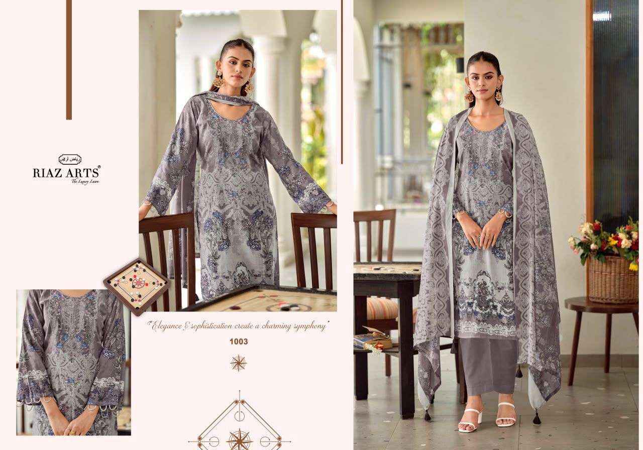 Riaz Arts Nayra Vol 42 Cotton Dress Material 8 pcs Catalogue