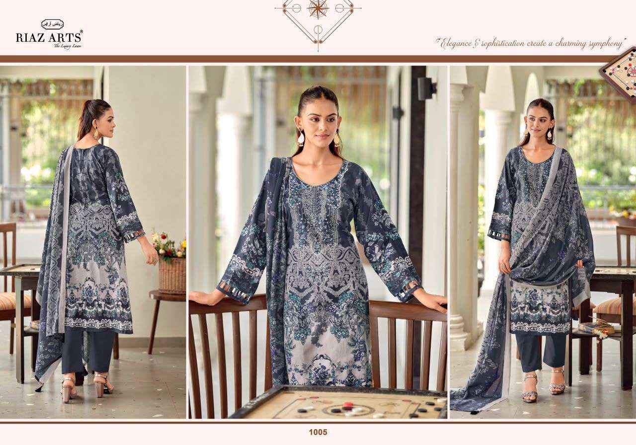 Riaz Arts Nayra Vol 42 Cotton Dress Material 8 pcs Catalogue
