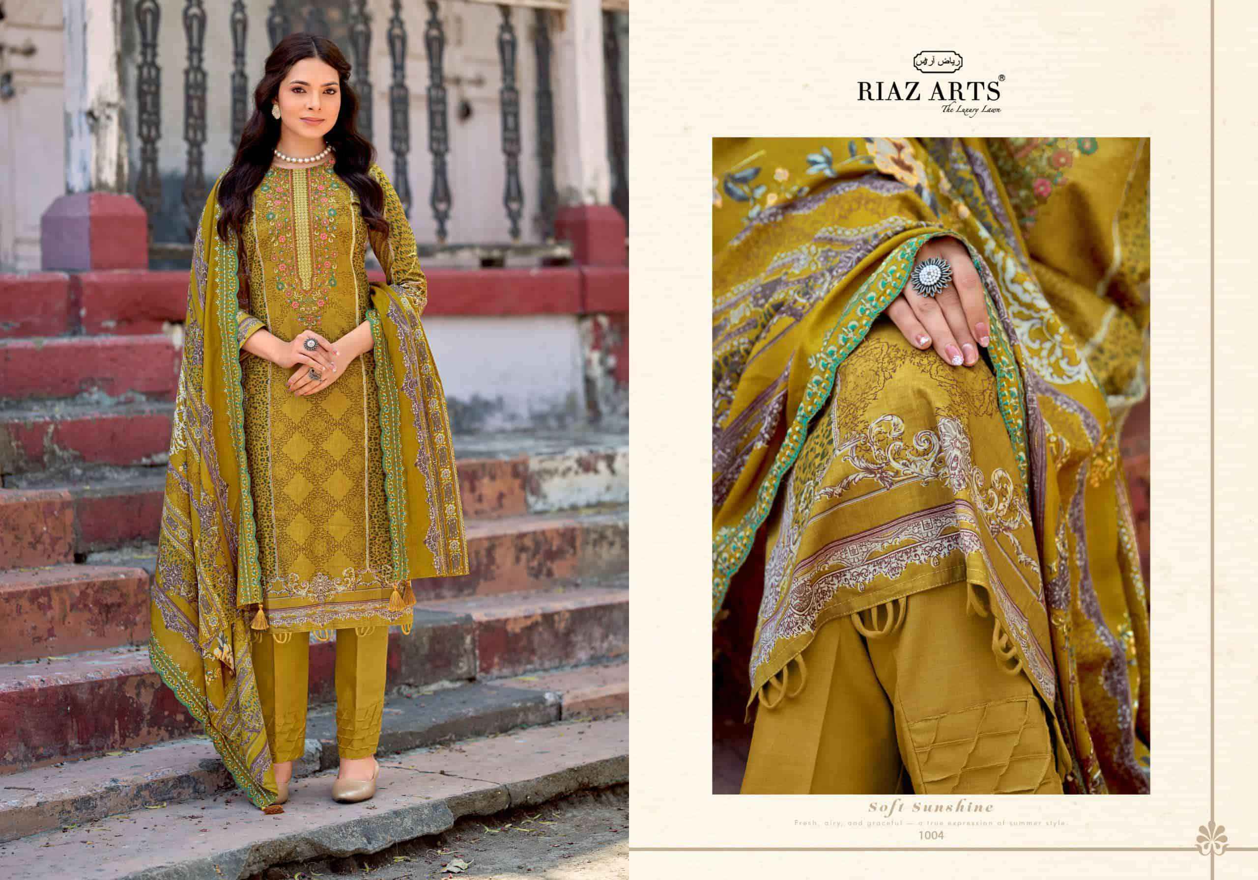 Riaz Arts Surbhi Bin Saeed Hit List Vol 20 Cotton Dress Material 4 pcs Catalogue