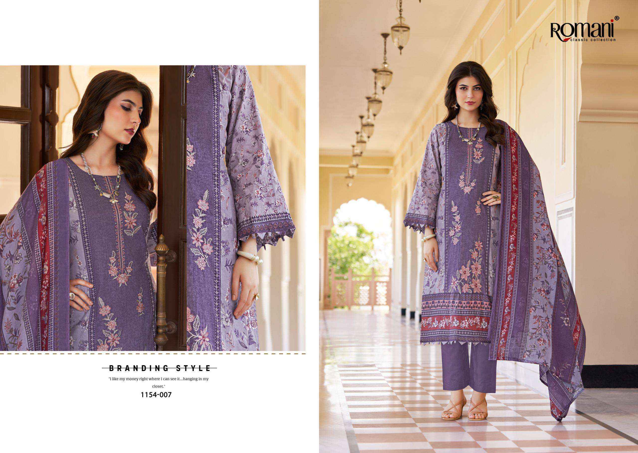 Romani Aarzu Vol 34 Cotton Dress Material 8 pcs Catalogue