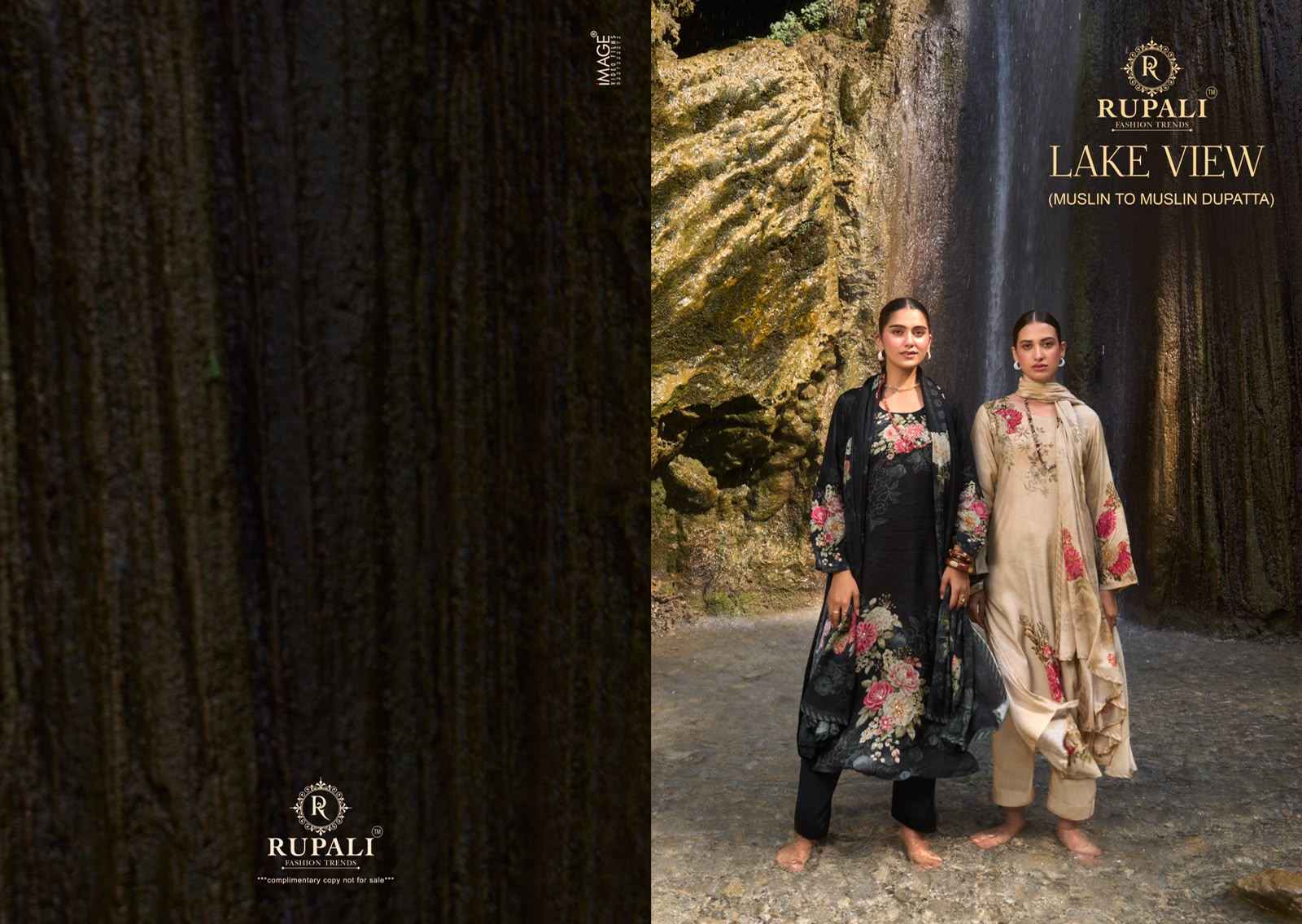 Rupali Fashion Lake View Muslin Dress Material 4 pcs Catalogue
