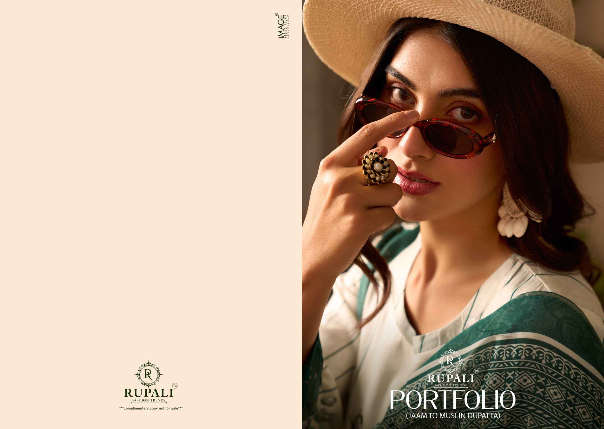 Rupali Fashion Portfolio Jam Satin Dress Material 4 pcs Catalogue