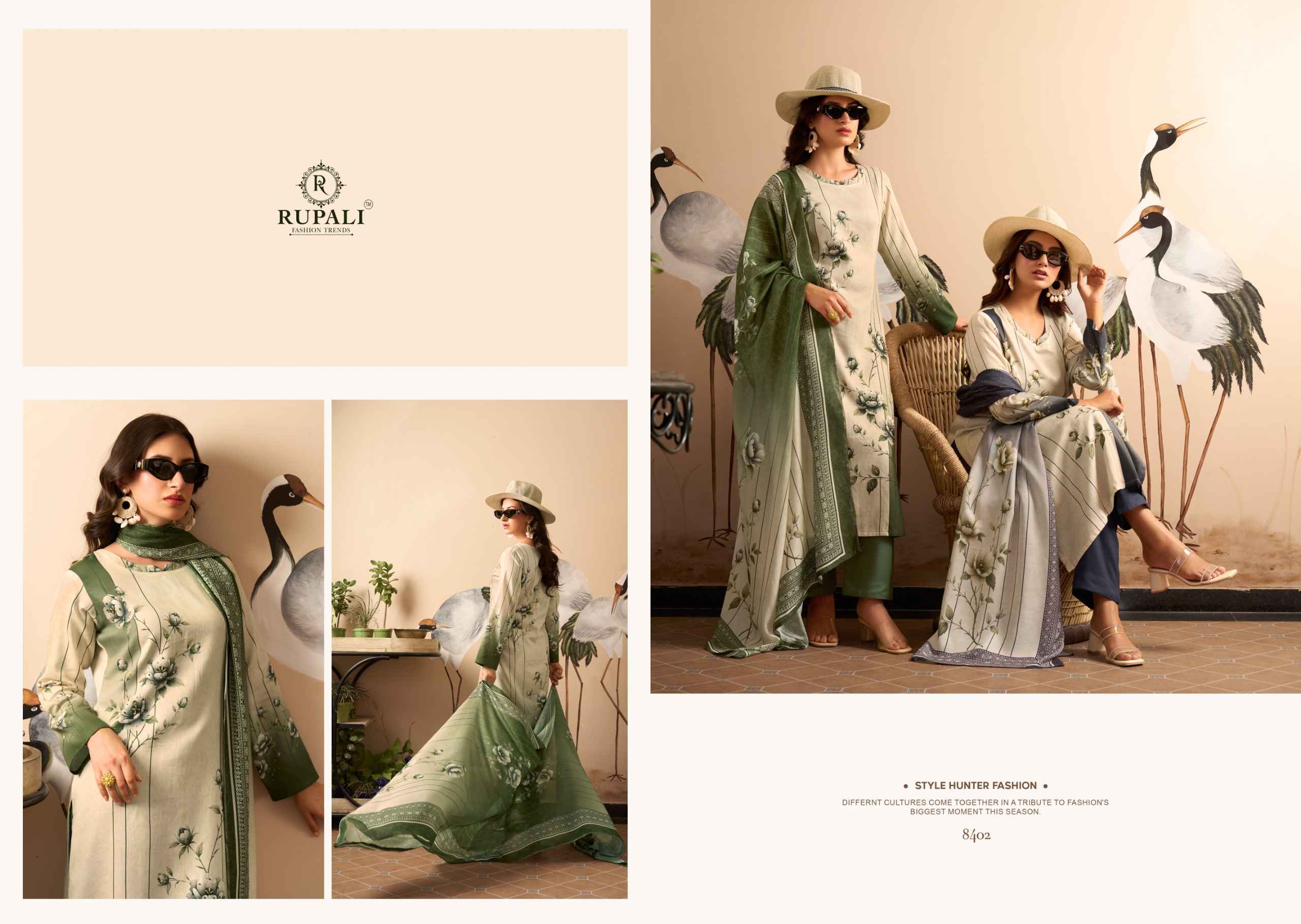 Rupali Fashion Portfolio Jam Satin Dress Material 4 pcs Catalogue
