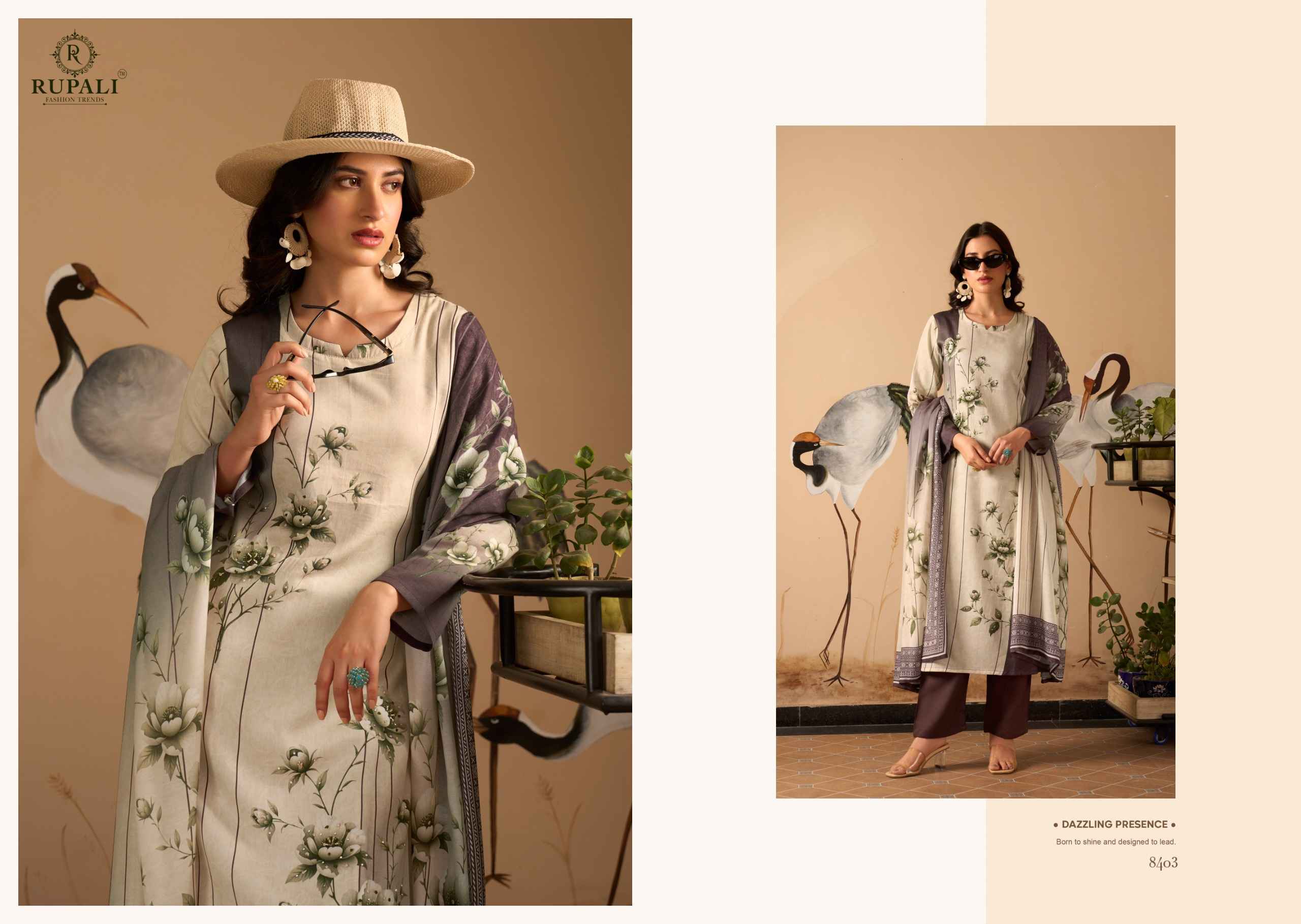 Rupali Fashion Portfolio Jam Satin Dress Material 4 pcs Catalogue