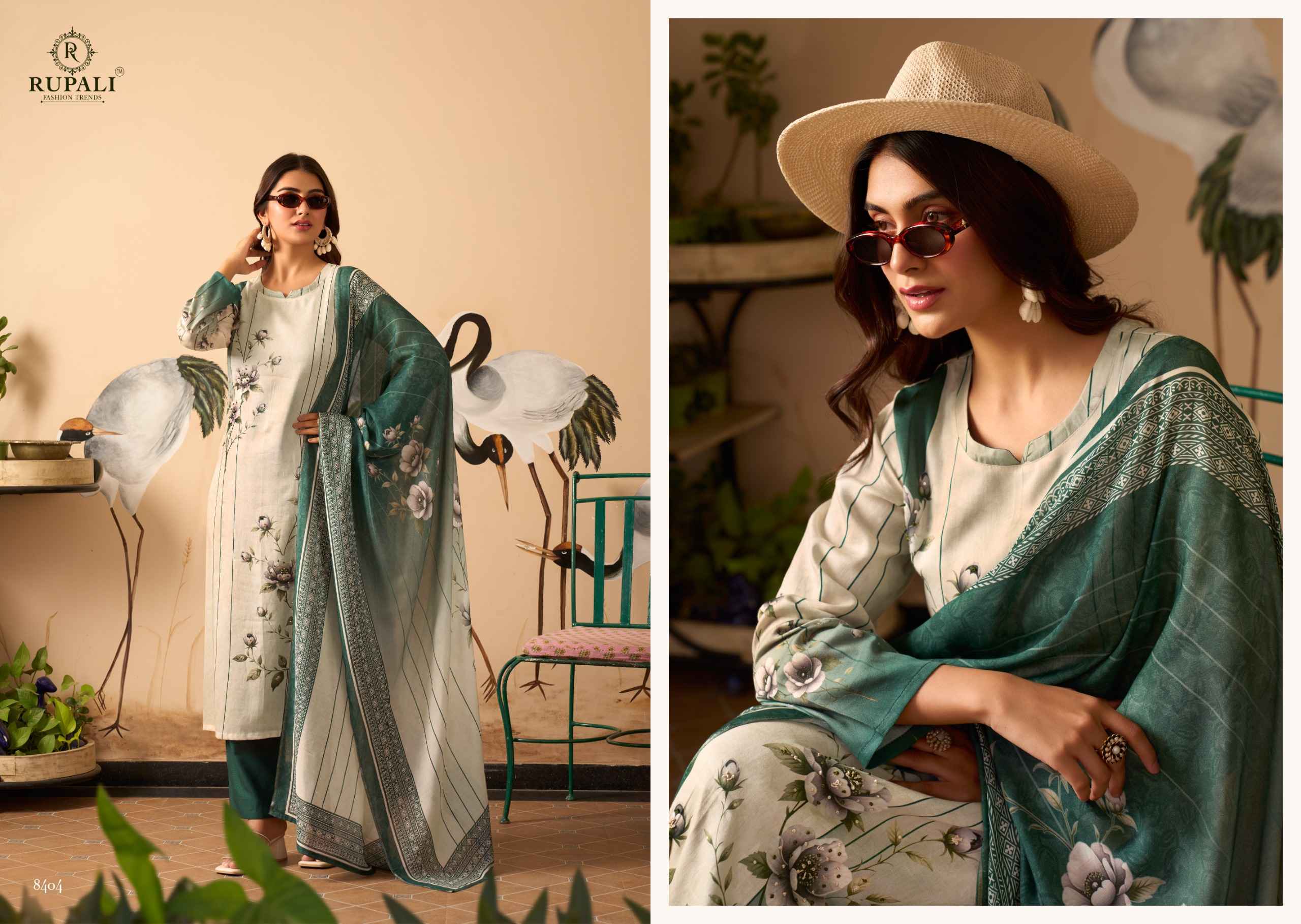 Rupali Fashion Portfolio Jam Satin Dress Material 4 pcs Catalogue