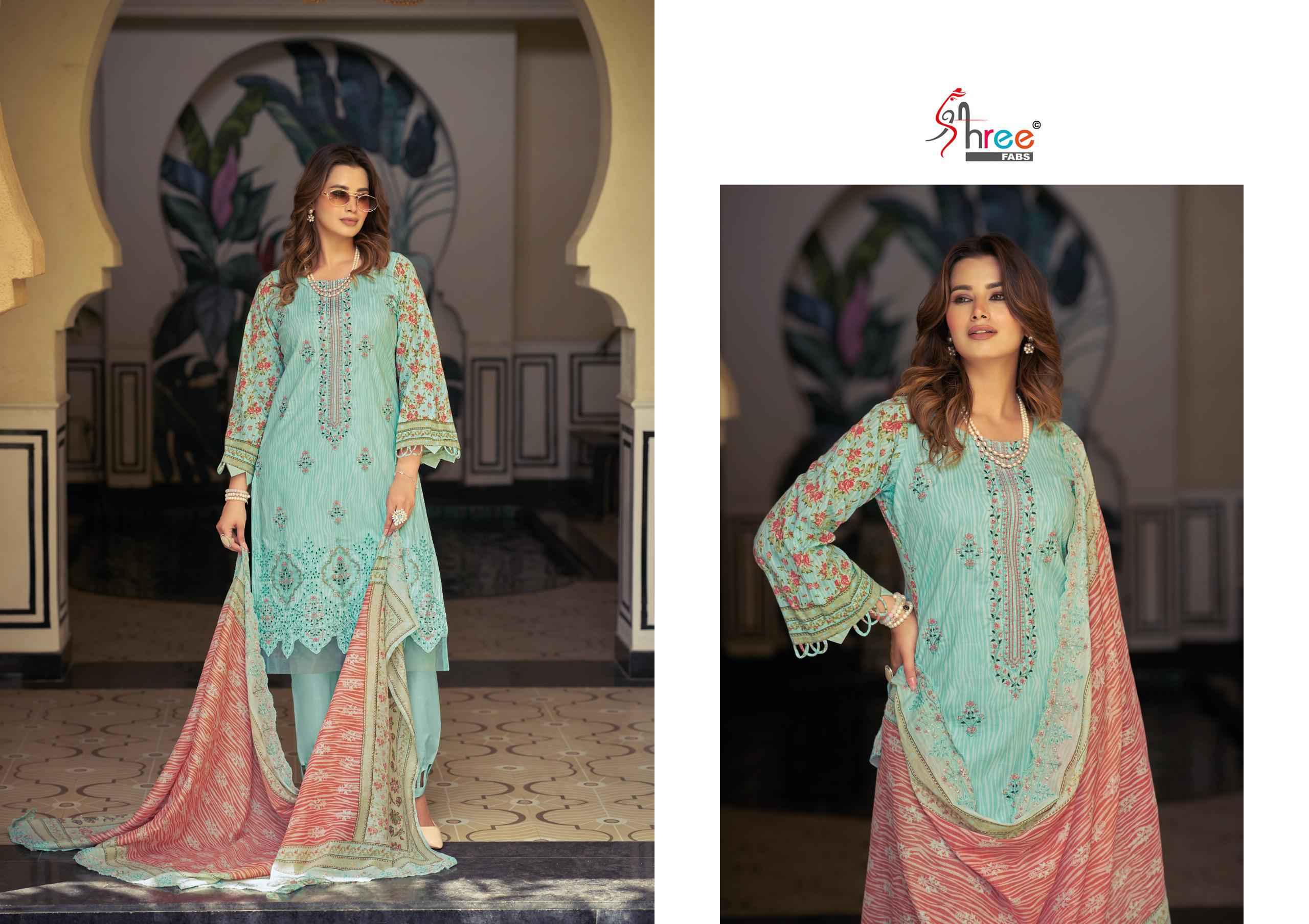 Shree Fabs Bin Saeed Lawn Collection Vol 29 Cotton Dress Material 6 pcs Catalogue