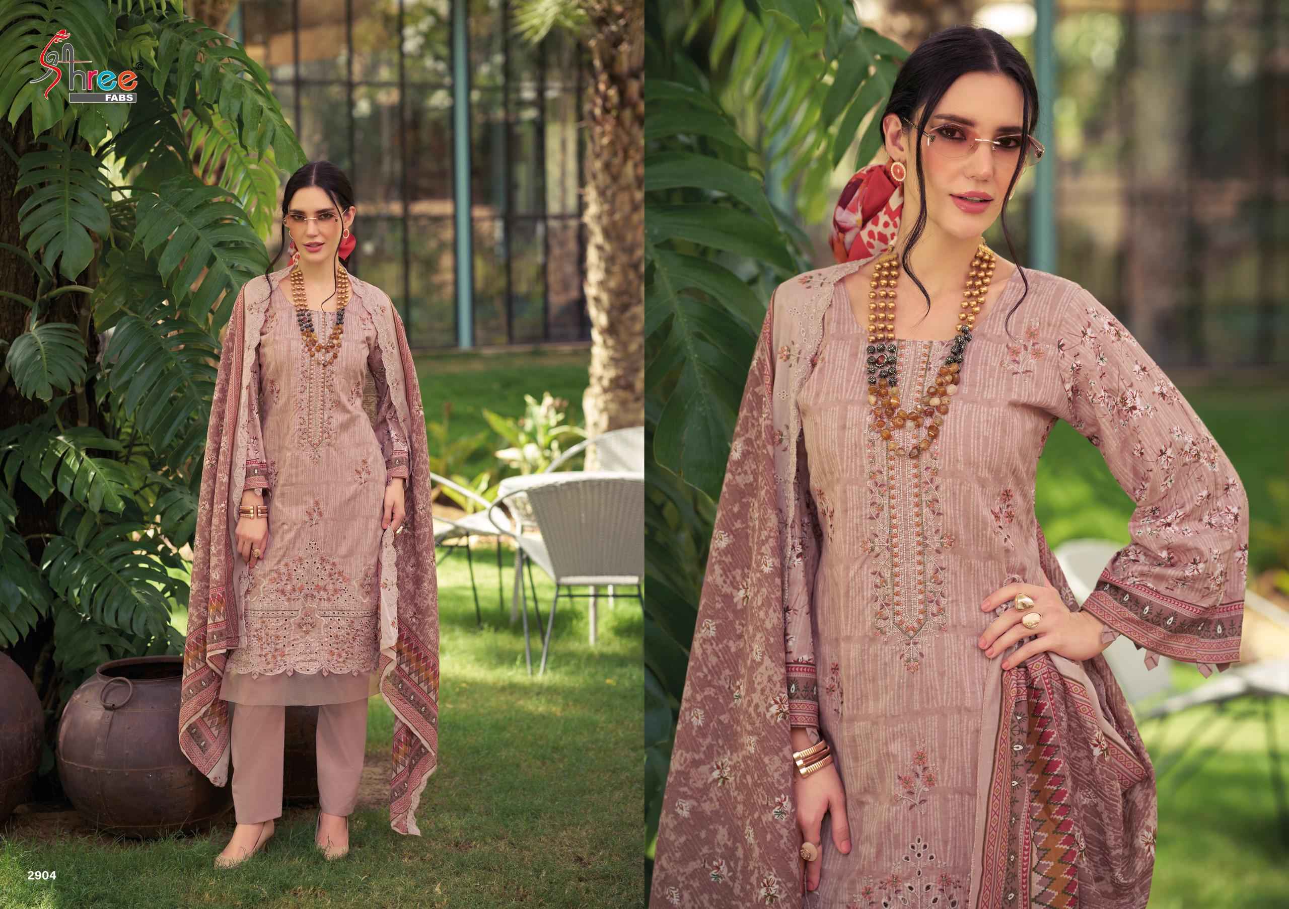 Shree Fabs Bin Saeed Lawn Collection Vol 29 Cotton Dress Material 6 pcs Catalogue