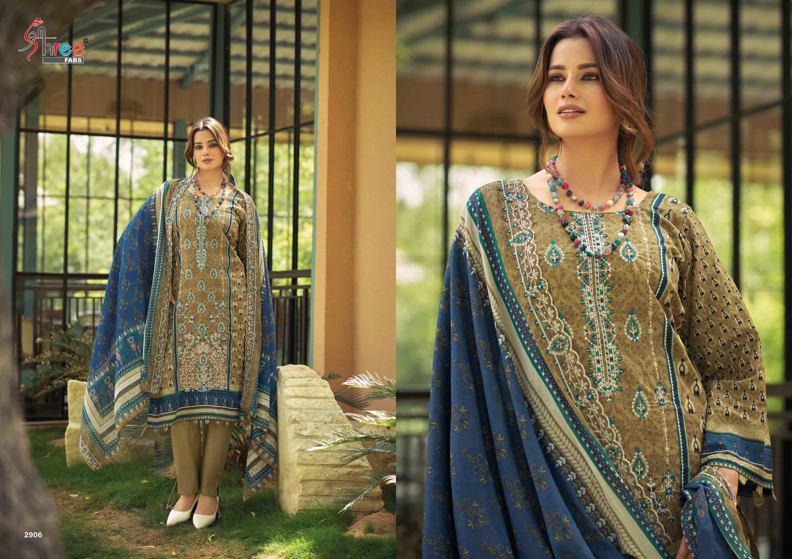 Shree Fabs Bin Saeed Lawn Collection Vol 29 Cotton Dress Material 6 pcs Catalogue
