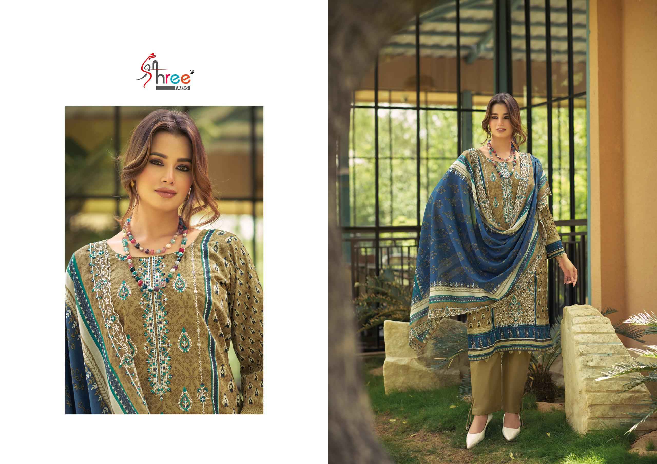 Shree Fabs Bin Saeed Lawn Collection Vol 29 Cotton Dress Material 6 pcs Catalogue