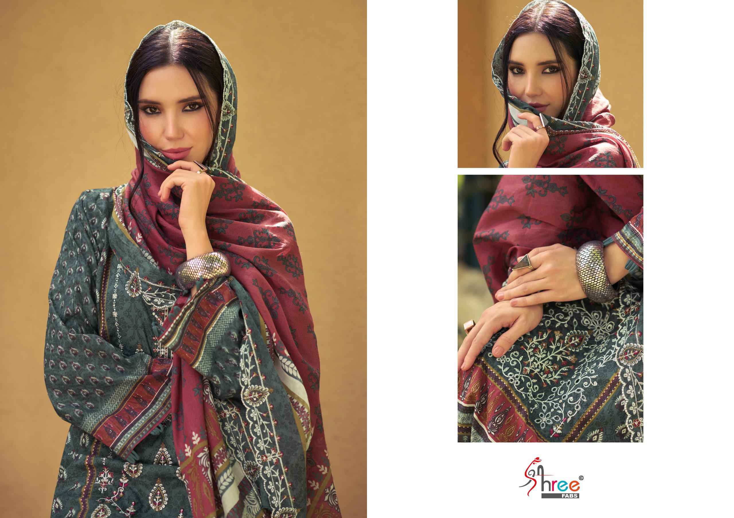Shree Fabs Bin Saeed Lawn Collection Vol 29 Cotton Dress Material 6 pcs Catalogue
