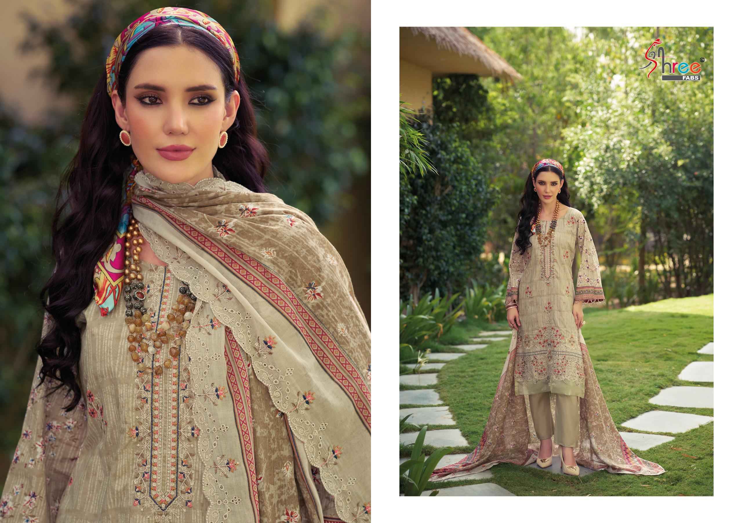 Shree Fabs Bin Saeed Lawn Collection Vol 29 Cotton Dress Material 6 pcs Catalogue