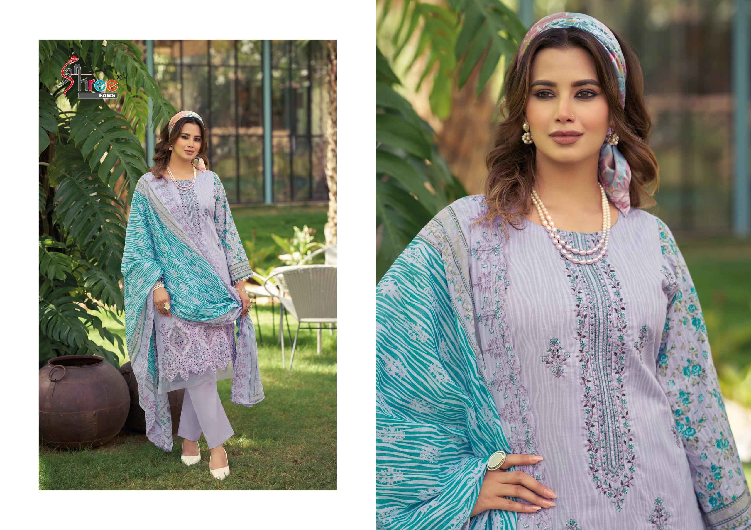 Shree Fabs Bin Saeed Lawn Collection Vol 29 Cotton Dress Material 6 pcs Catalogue