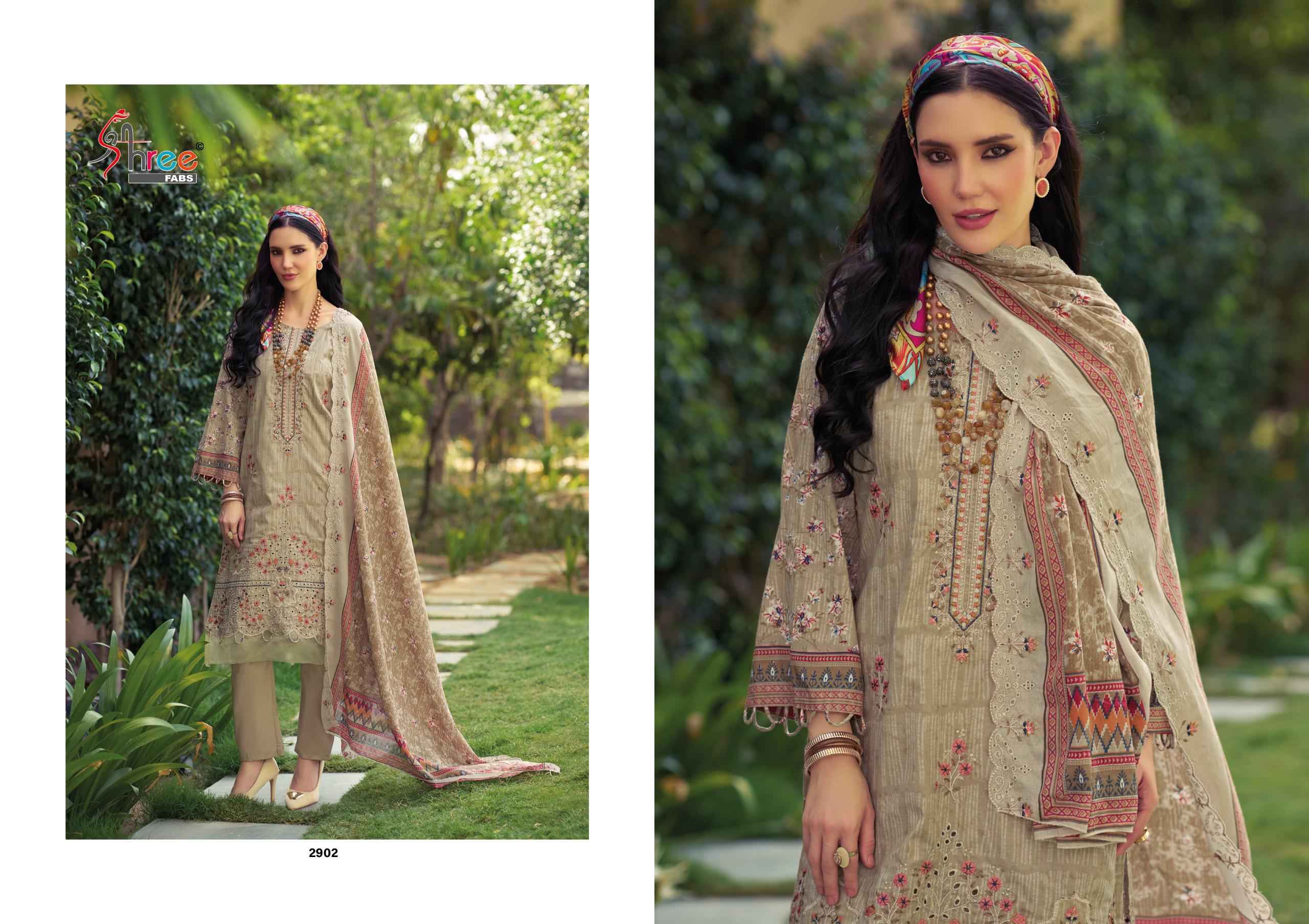 Shree Fabs Bin Saeed Lawn Collection Vol 29 Cotton Dress Material 6 pcs Catalogue