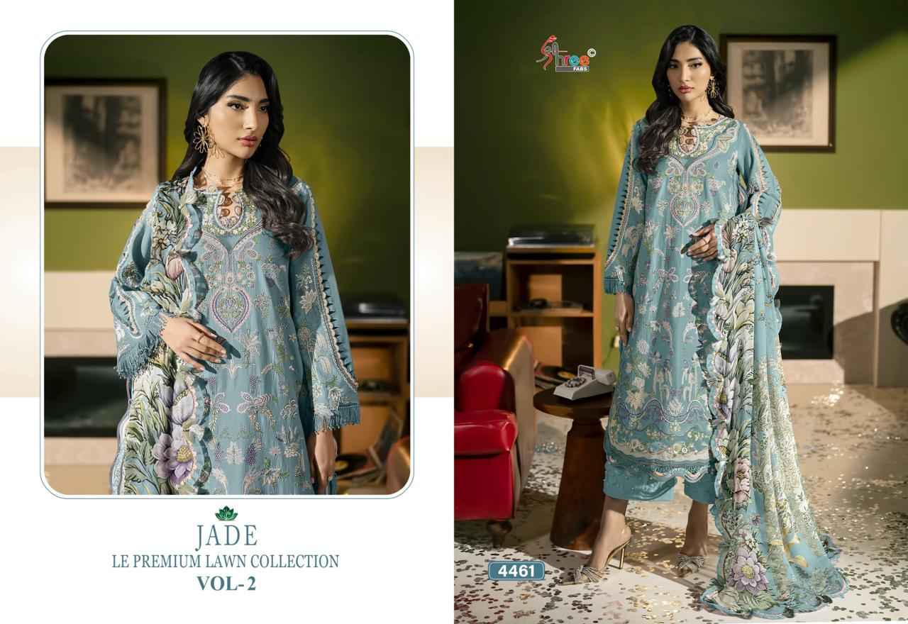 Shree Fabs Jade Le Premium Lawn Collection Vol 2 Cotton Dress Material 6 pcs Catalogue