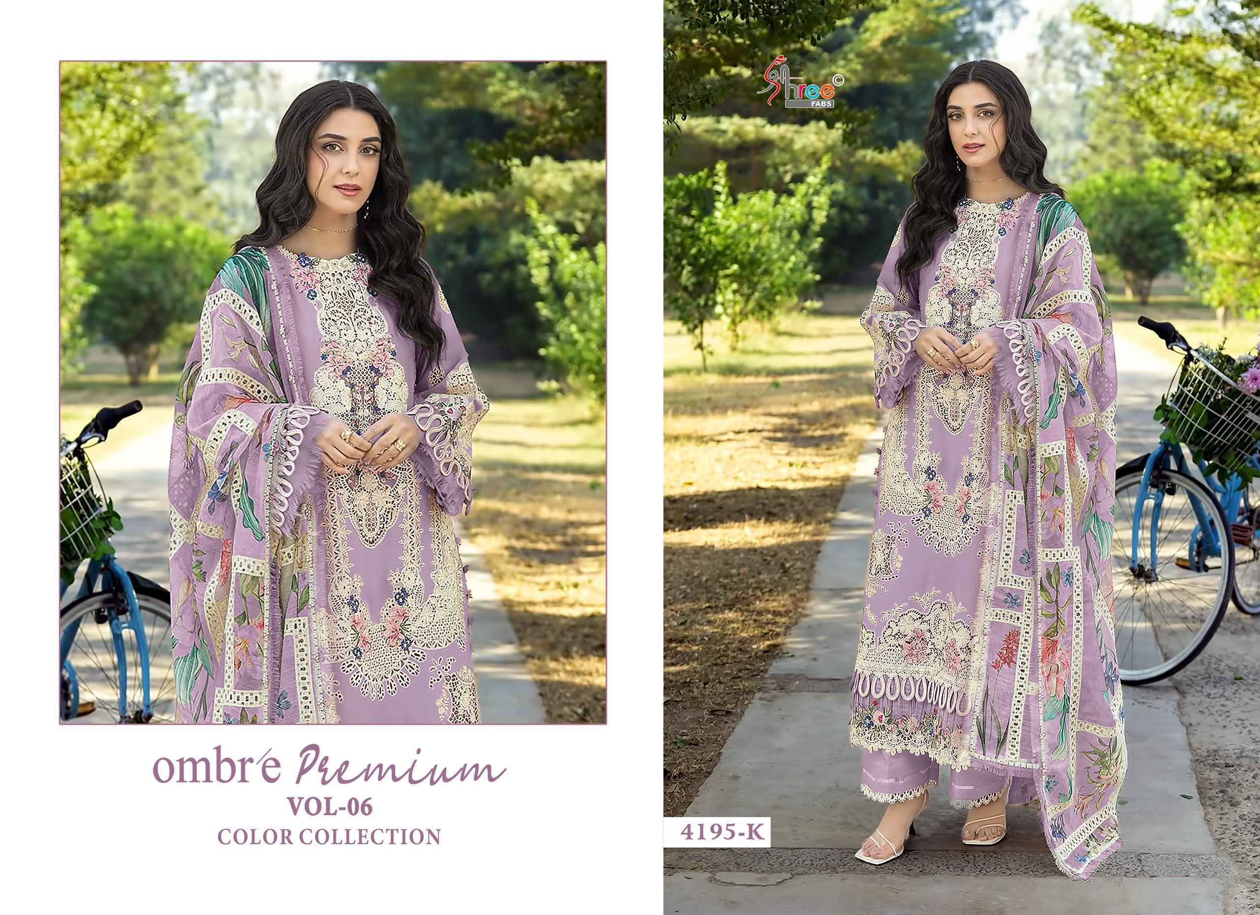 Shree Fabs Ombre Premium Vol 6 Colour Collection Cotton Dress Material 4 pcs Catalogue
