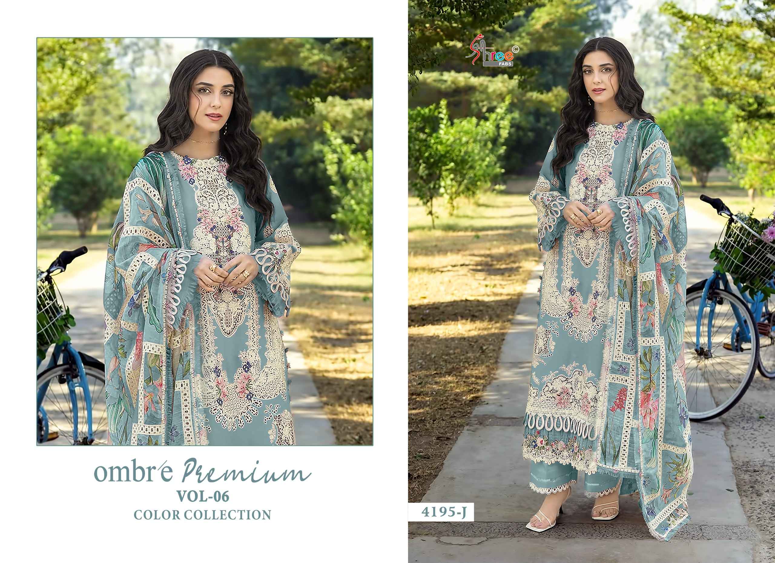 Shree Fabs Ombre Premium Vol 6 Colour Collection Cotton Dress Material 4 pcs Catalogue