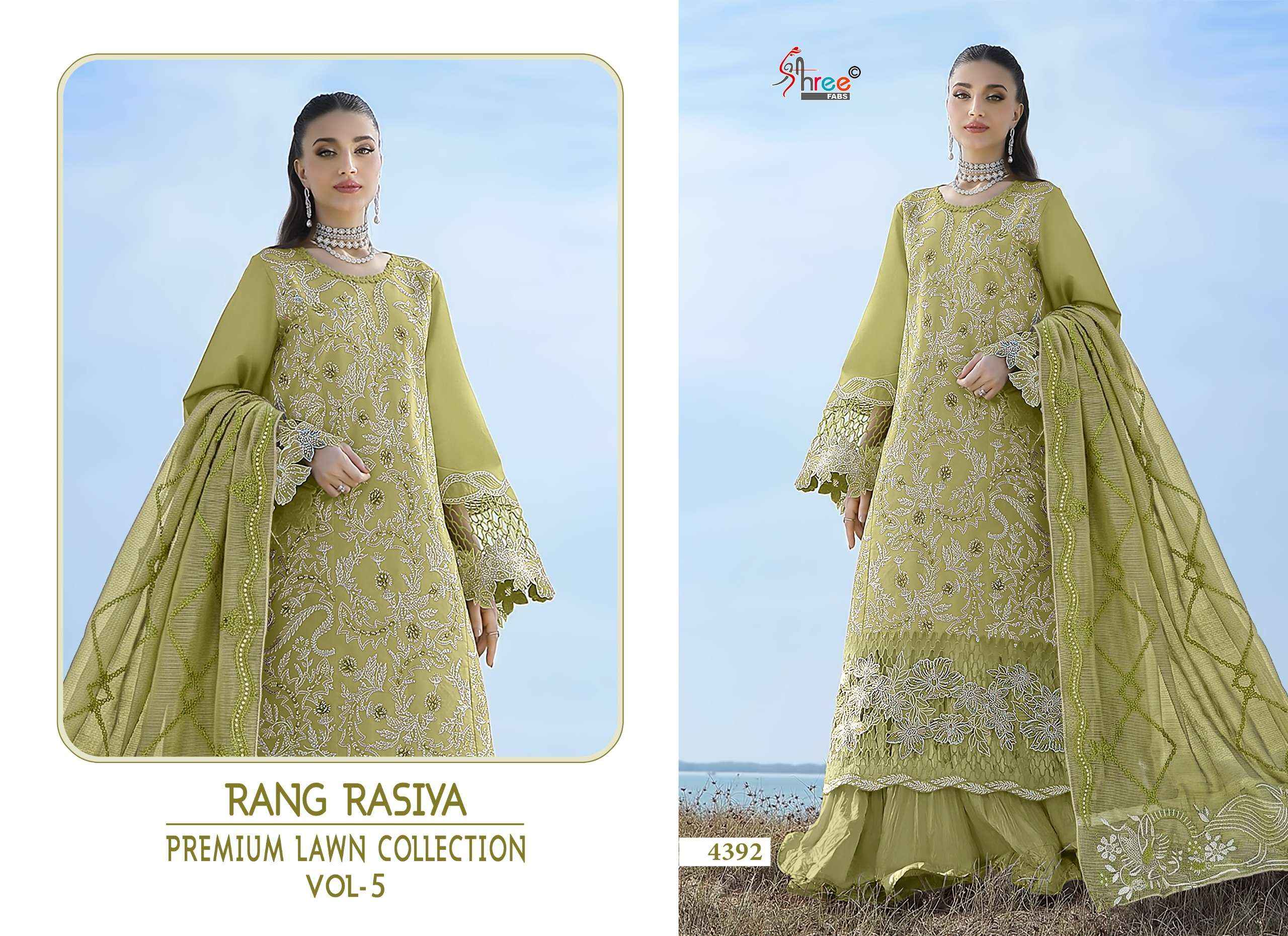 Shree Fabs Rang Rasiya Vol 5 Lawn Cotton Dress Material 6 pcs Catalogue