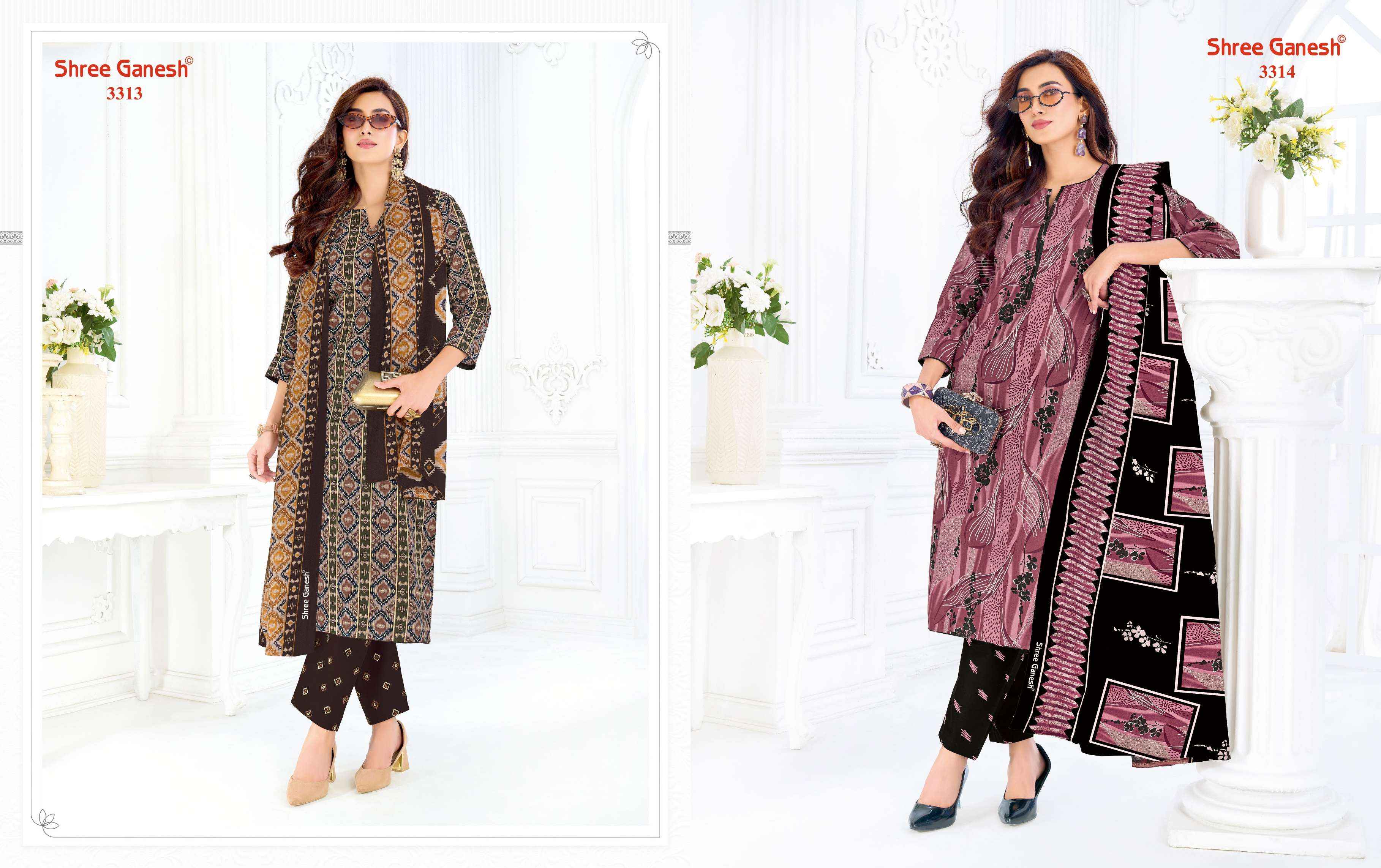 Shree Ganesh Samaiyra Vol 23 Cotton Dress Material 20 pcs catalog